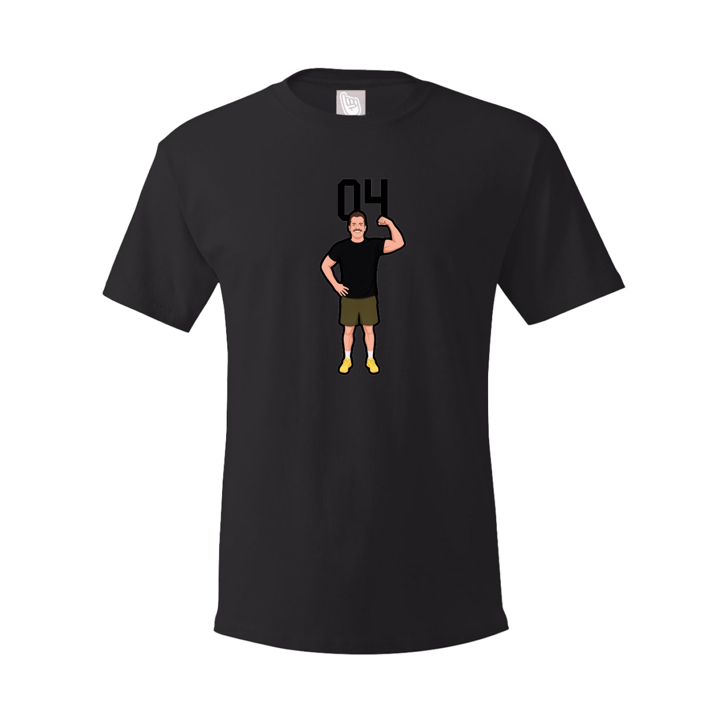 Tee — Number Top in Black