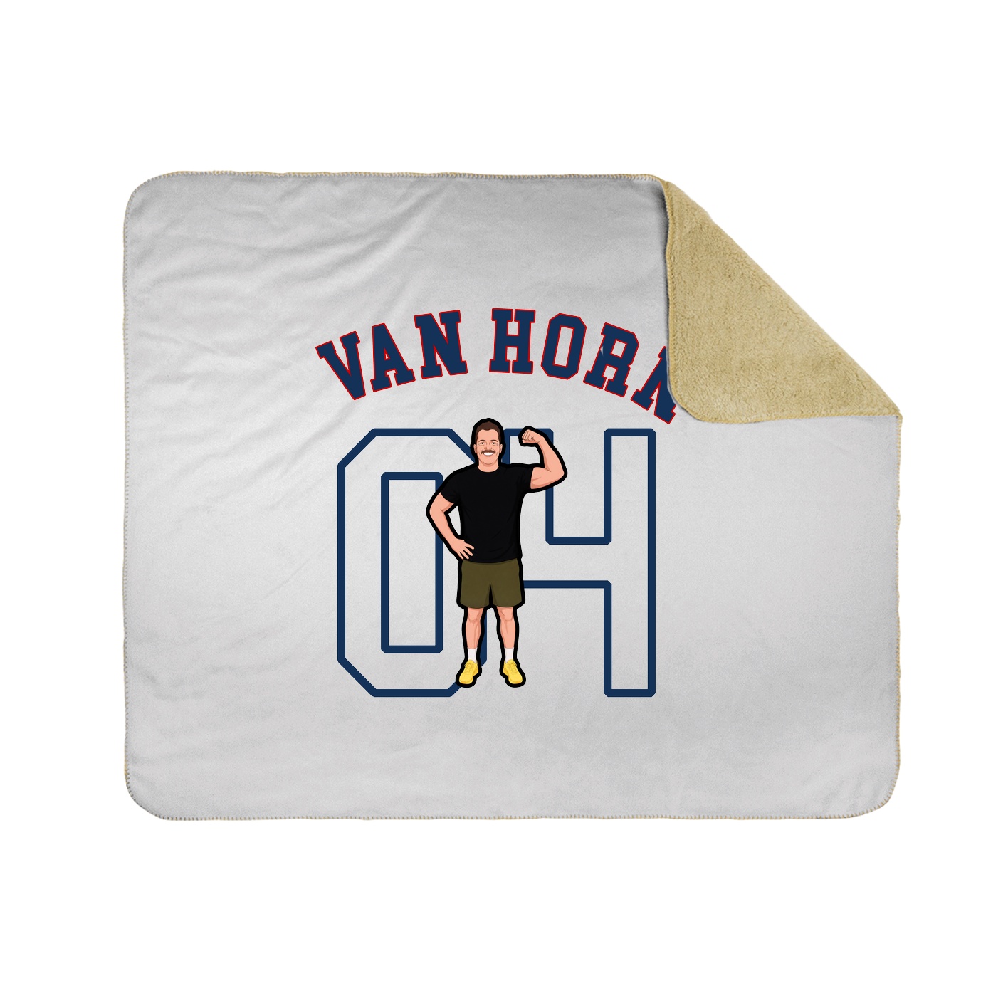 Throw Blanket — Shirsey Arch in White