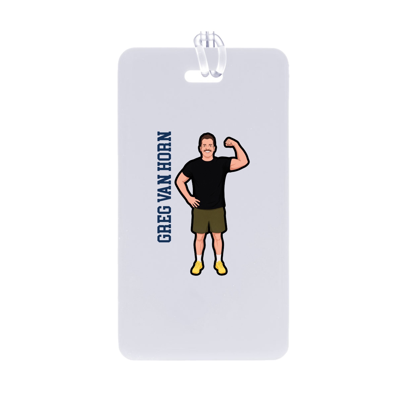 Bag Tag — Name Vertical in Classic