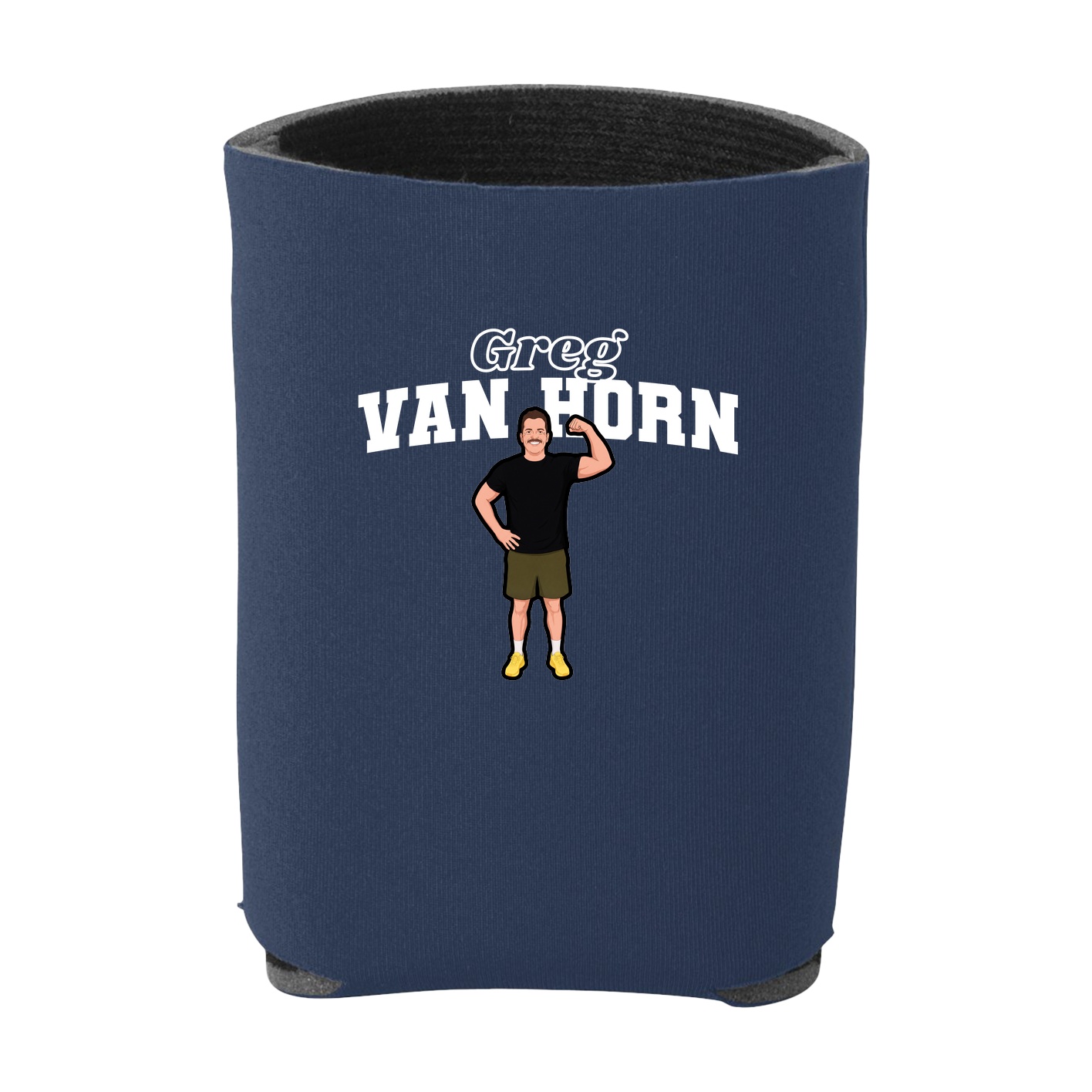 Can Holder — Name Arch in Navy