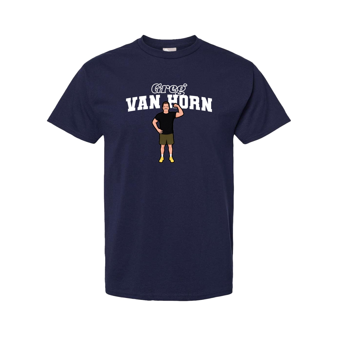Tee — Name Arch in Navy