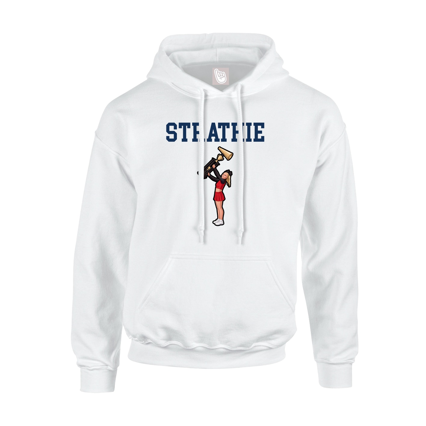 Youth Hoodie — Shirsey in White