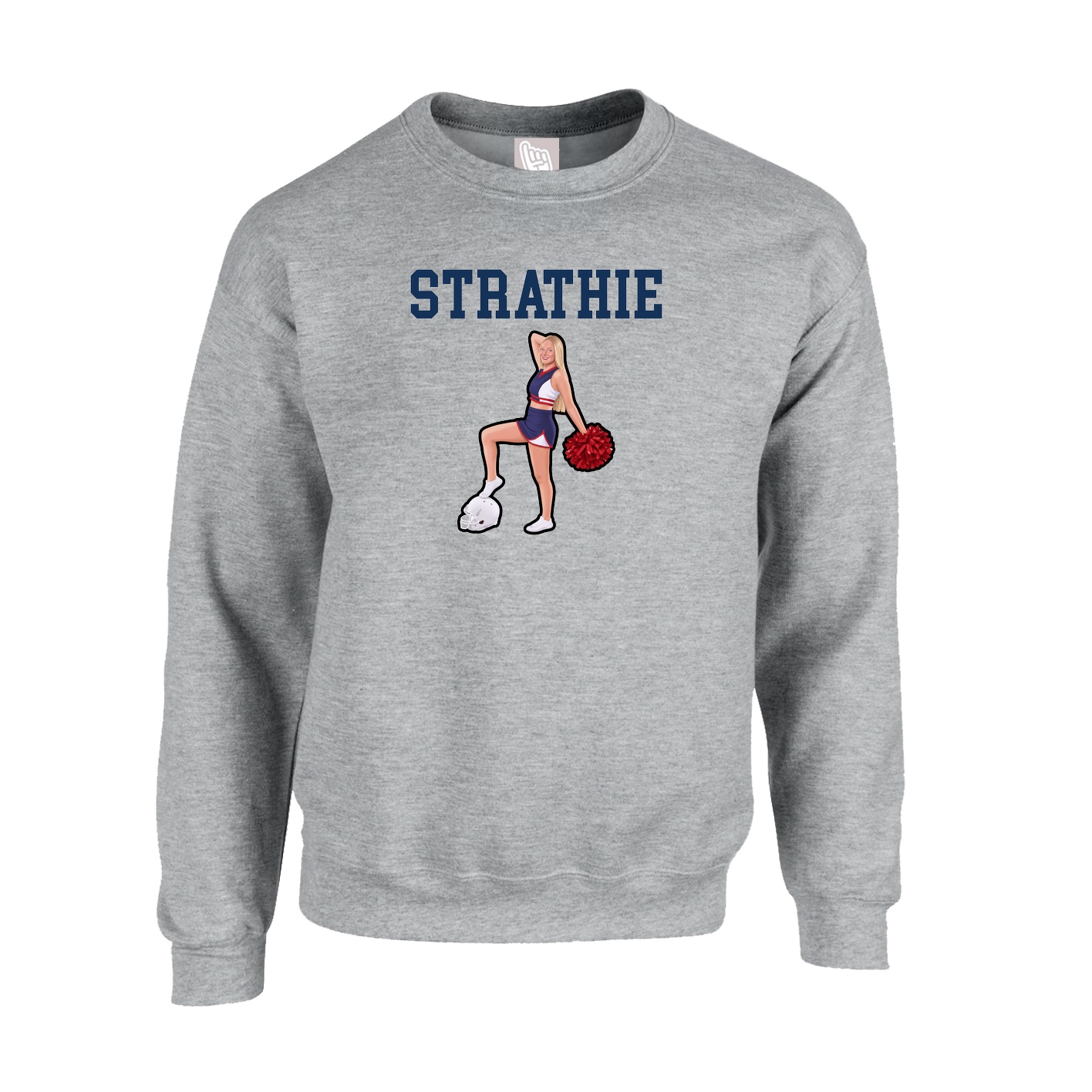 Fleece Crew — Shirsey in Grey
