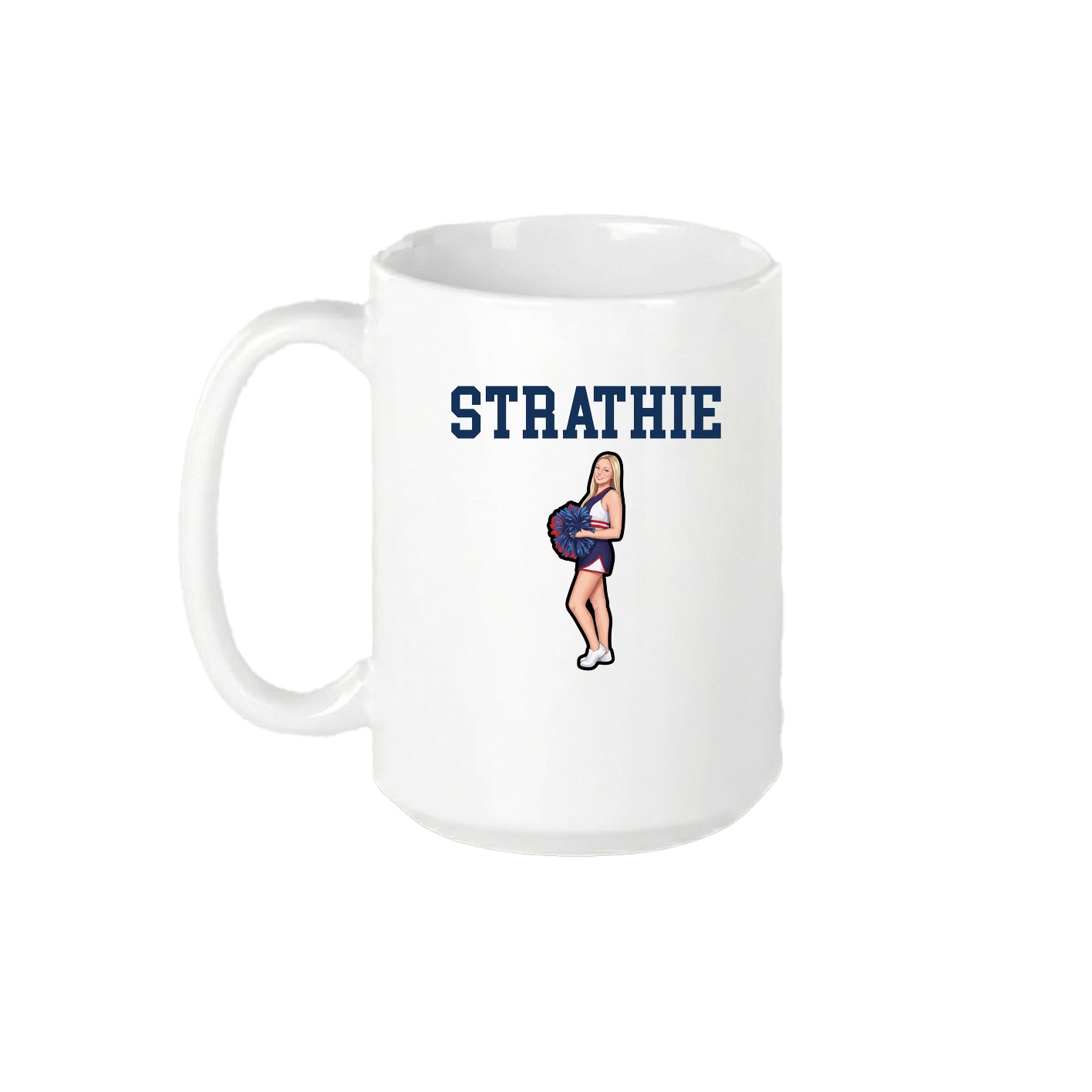 15oz Coffee Mug — Shirsey in White