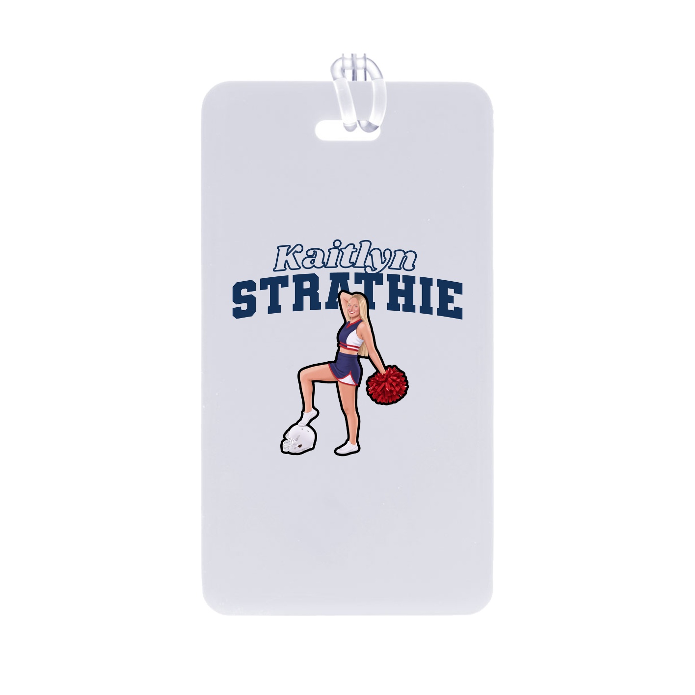 Bag Tag — Name Arch in Classic