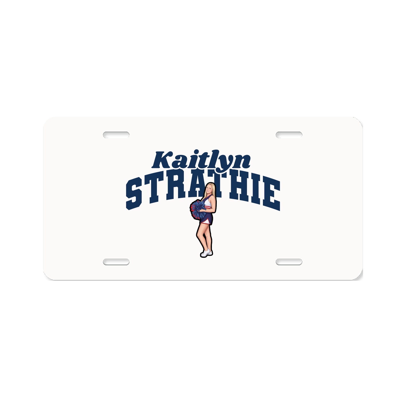 License Plate — Signature Arch in Classic