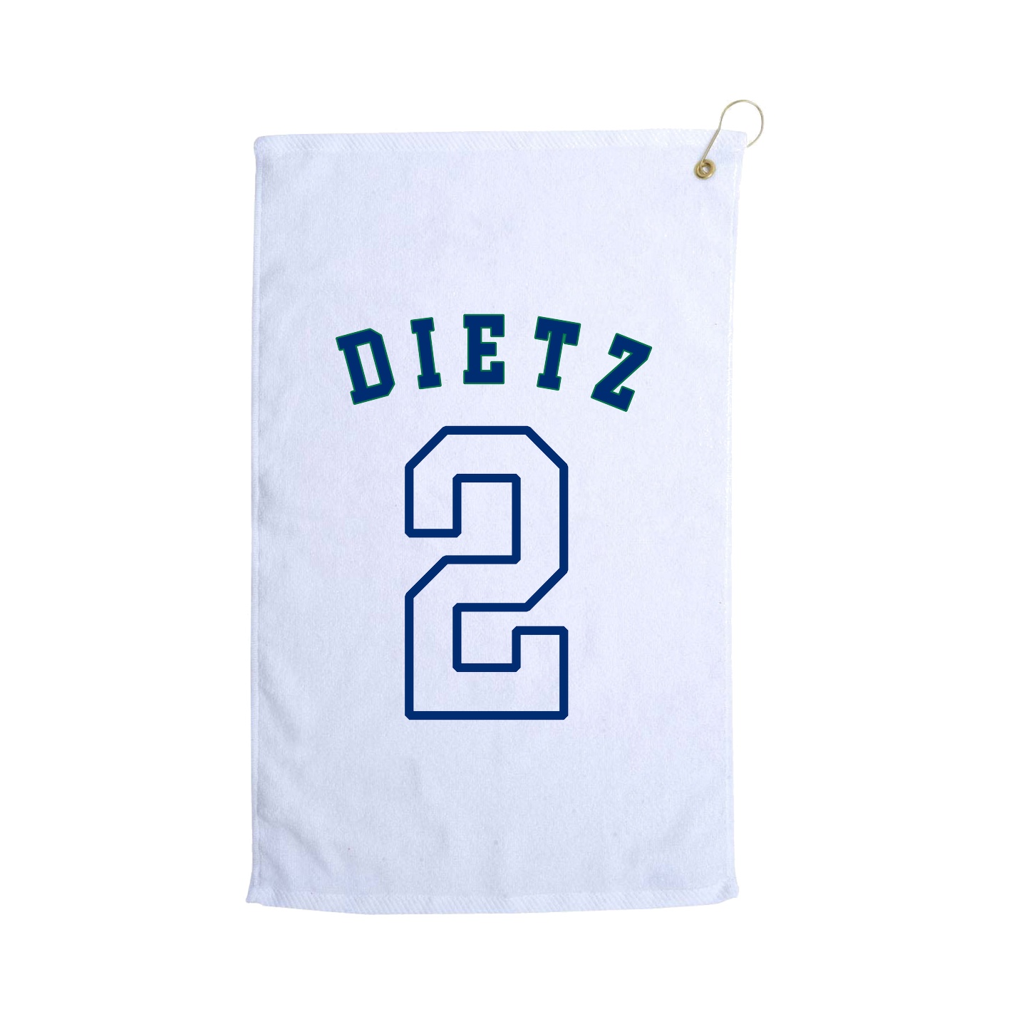 Golf Towel — Shirsey Arch in White