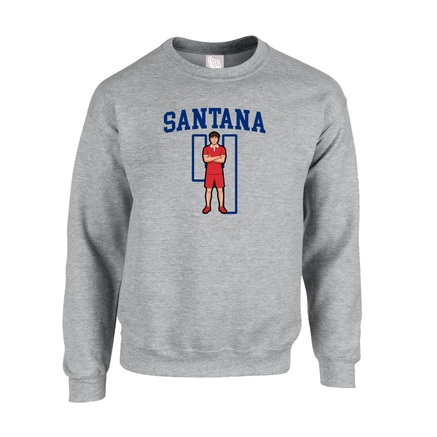 Fleece Crew — Shirsey in Grey