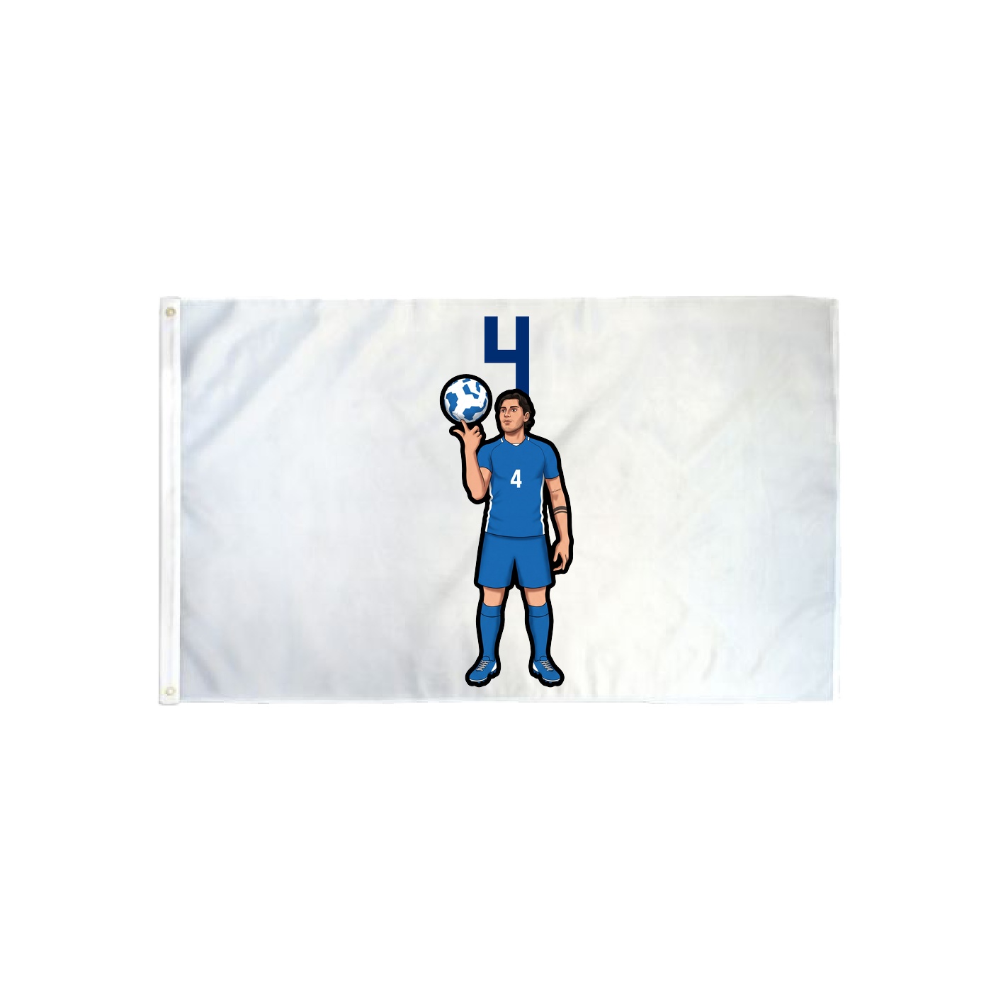 3x5 Flag — Number Top in Classic