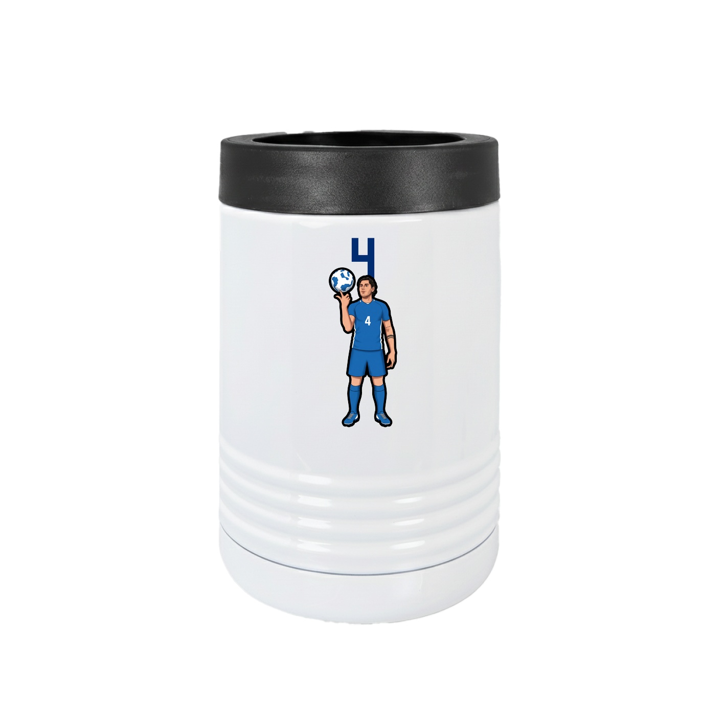Beverage Holder — Number Top in White