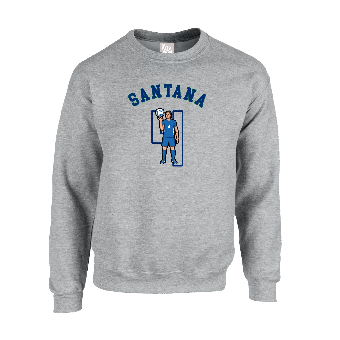 Fleece Crew — Shirsey Arch in Grey