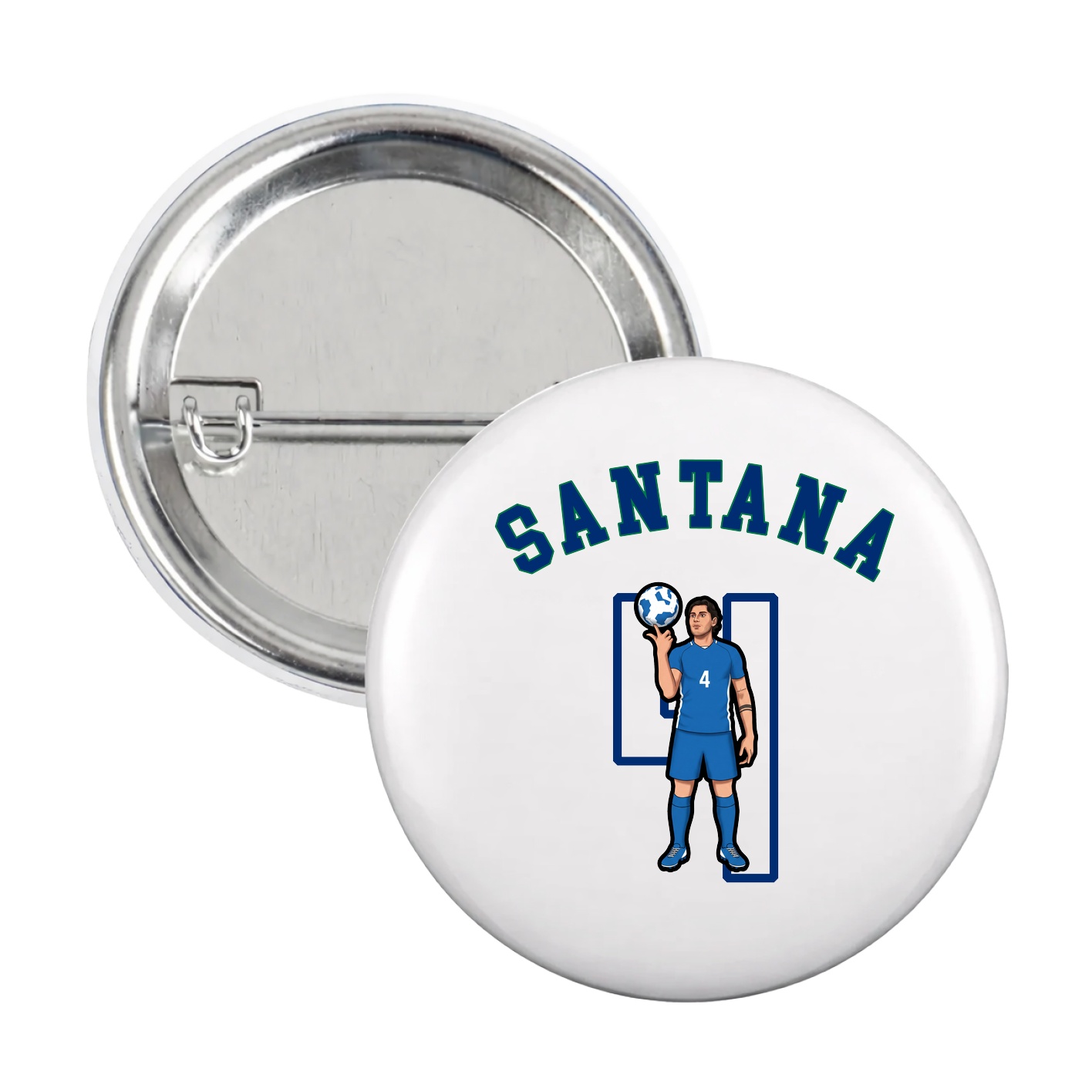 Game Day Button — Shirsey Arch in White