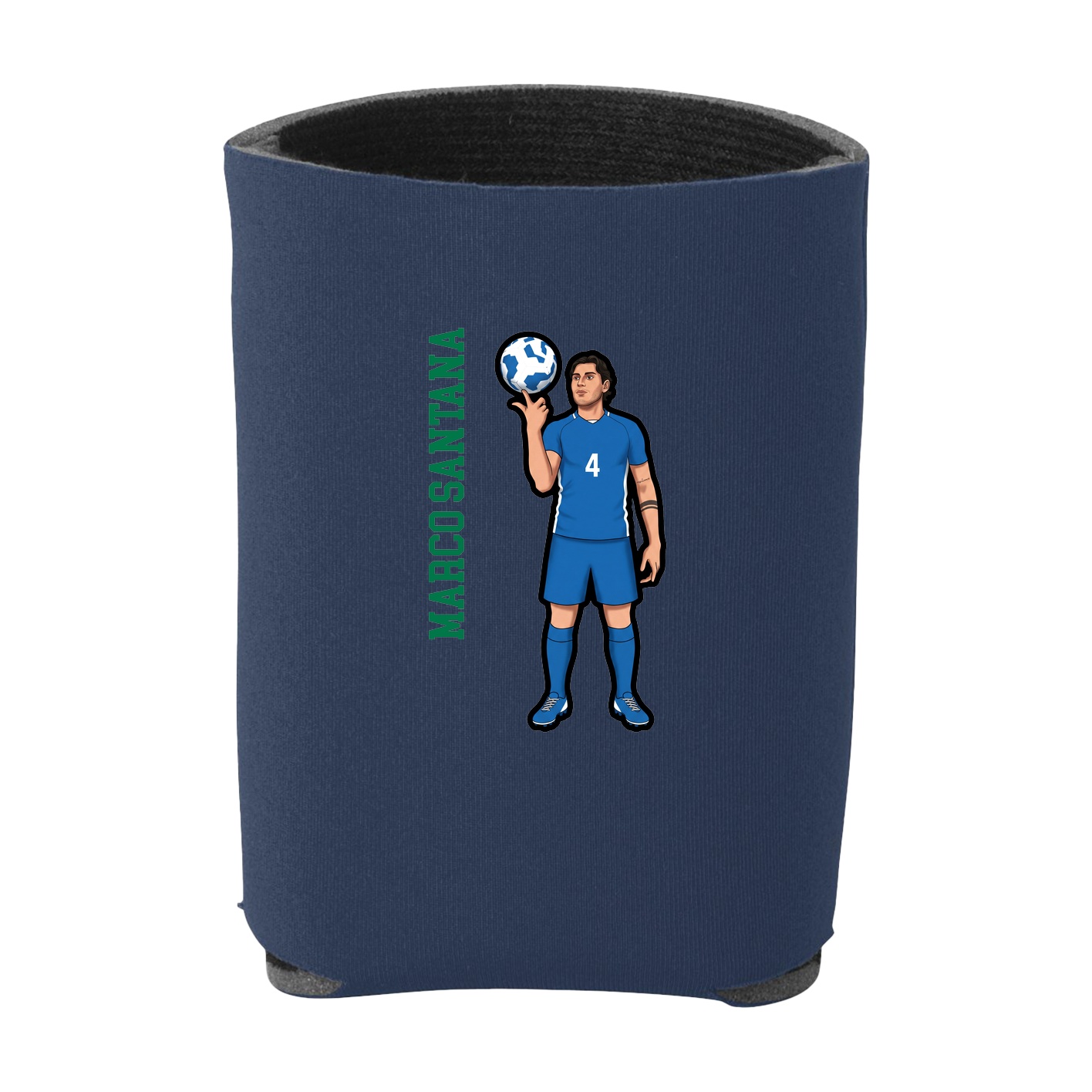 Can Holder — Name Vertical in Navy