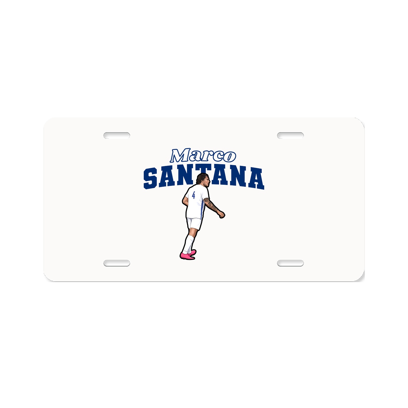 License Plate — Name Arch in Classic