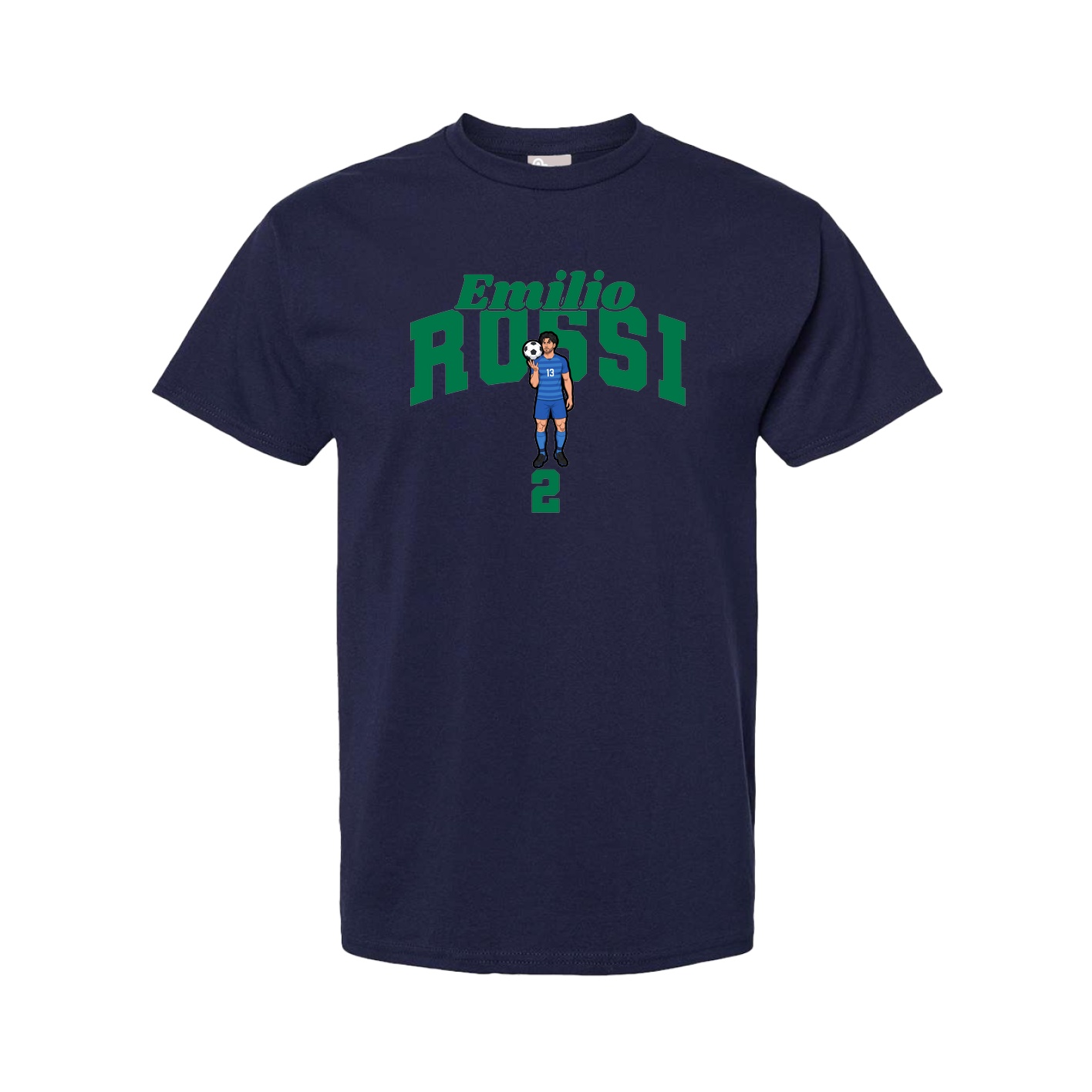 Youth Tee — Signature Arch in Navy