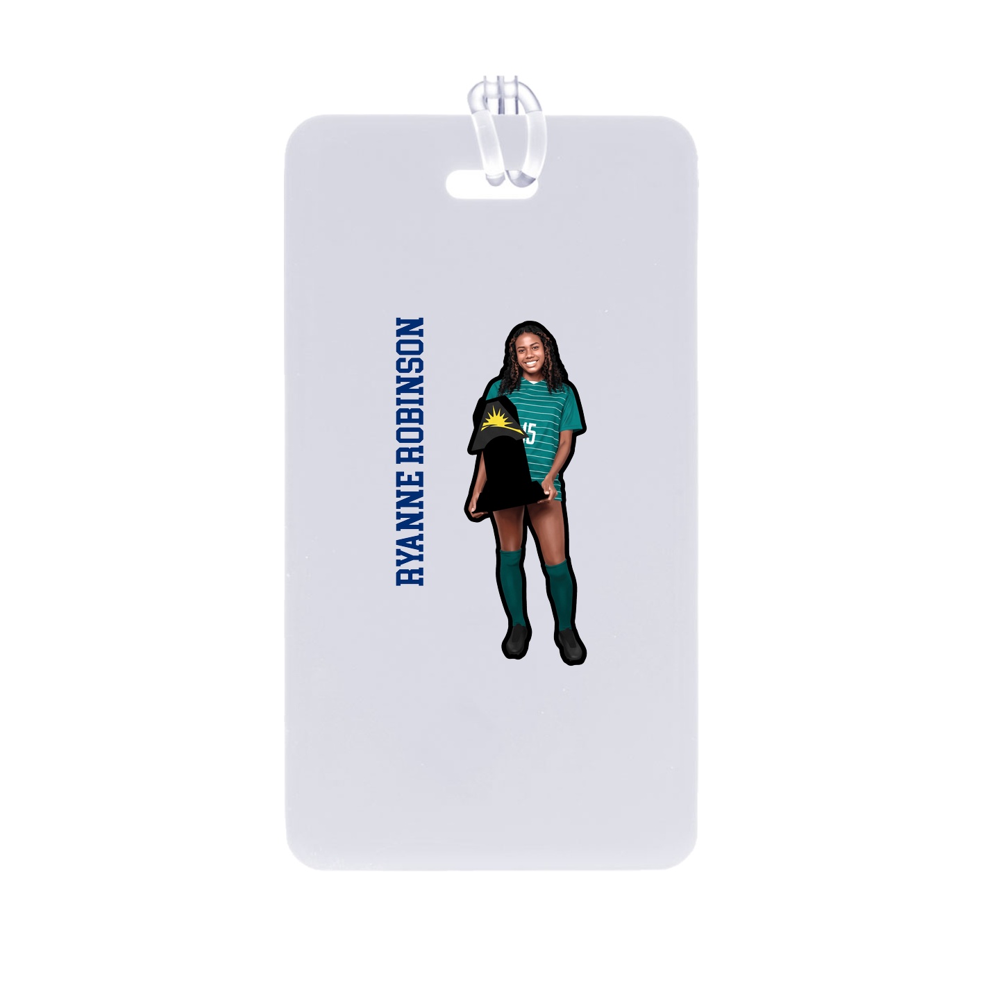 Bag Tag — Name Vertical in Classic