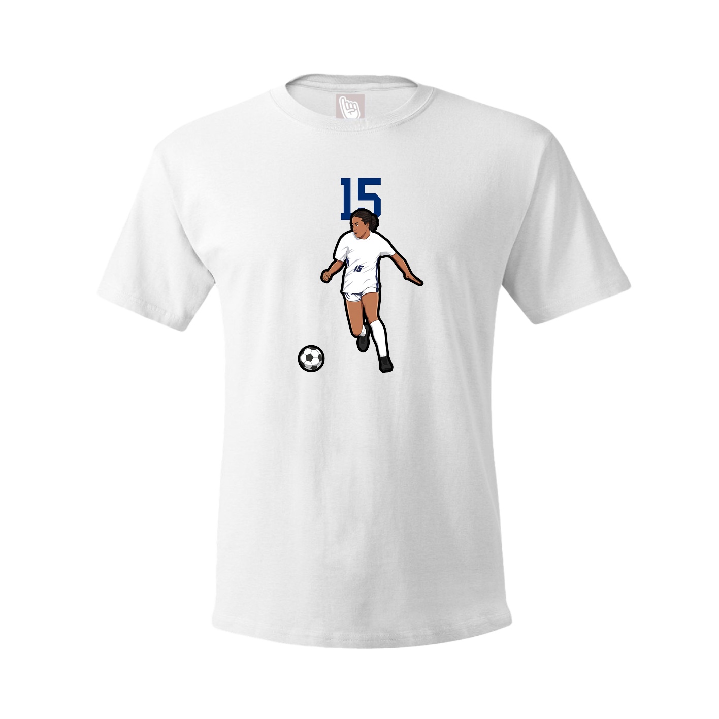 Tee — Number Top in White