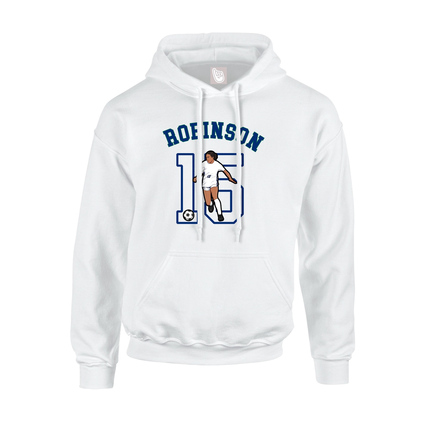 Youth Hoodie — Shirsey Arch in White