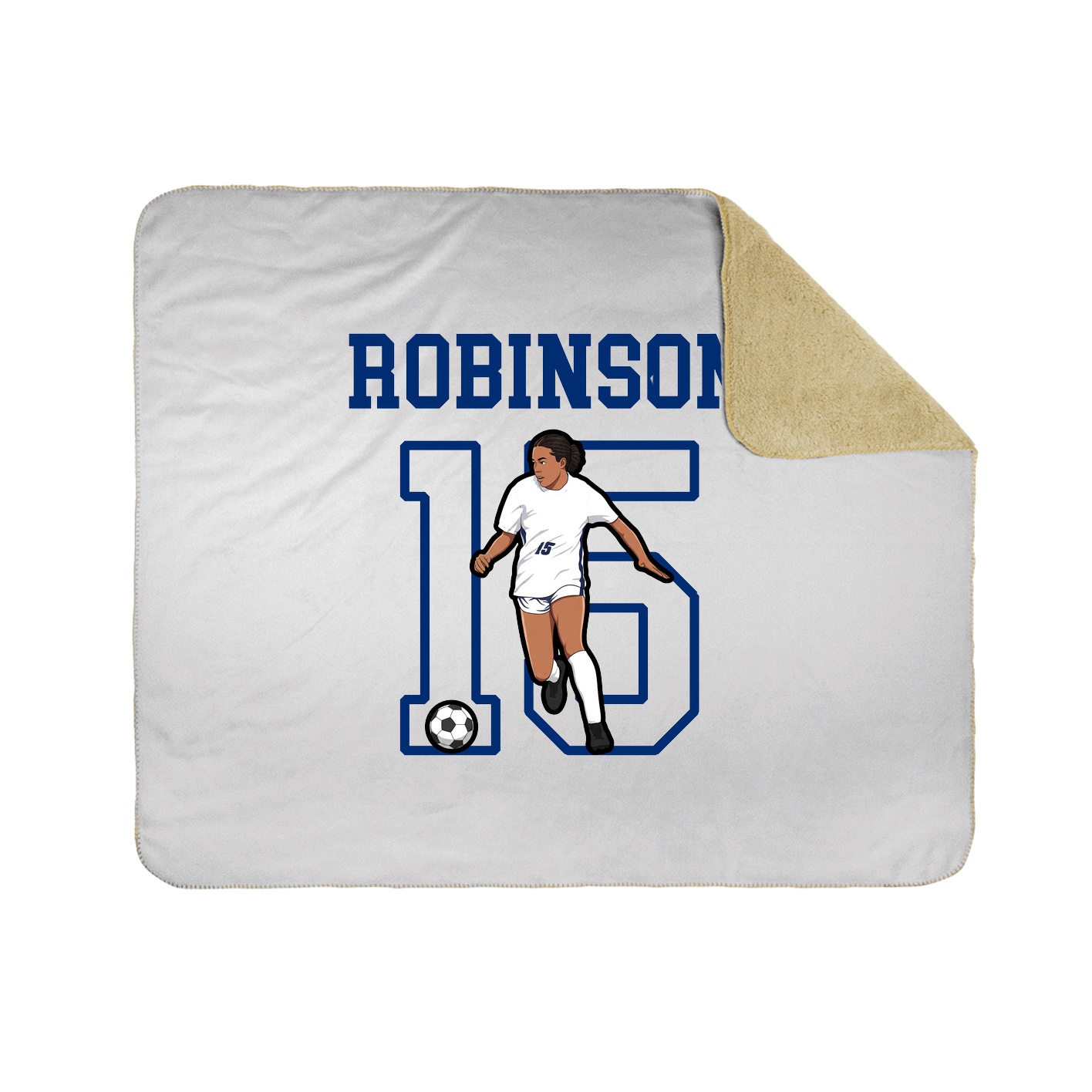 Throw Blanket — Shirsey in White