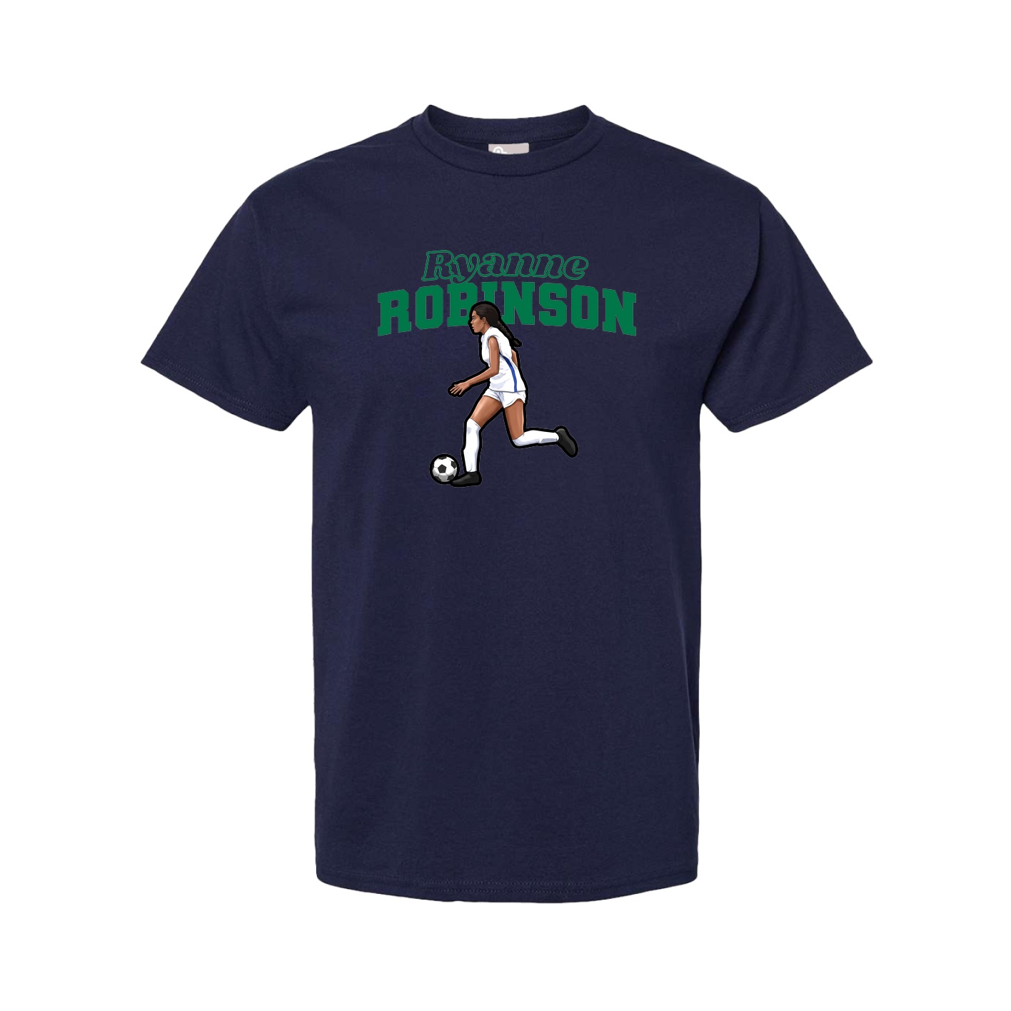 Youth Tee — Name Arch in Navy