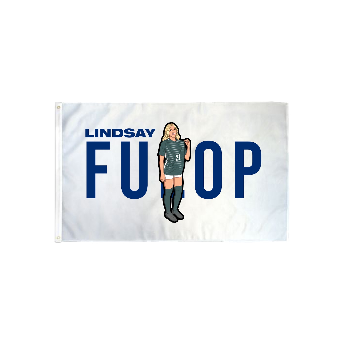 3x5 Flag — Player Name in Classic