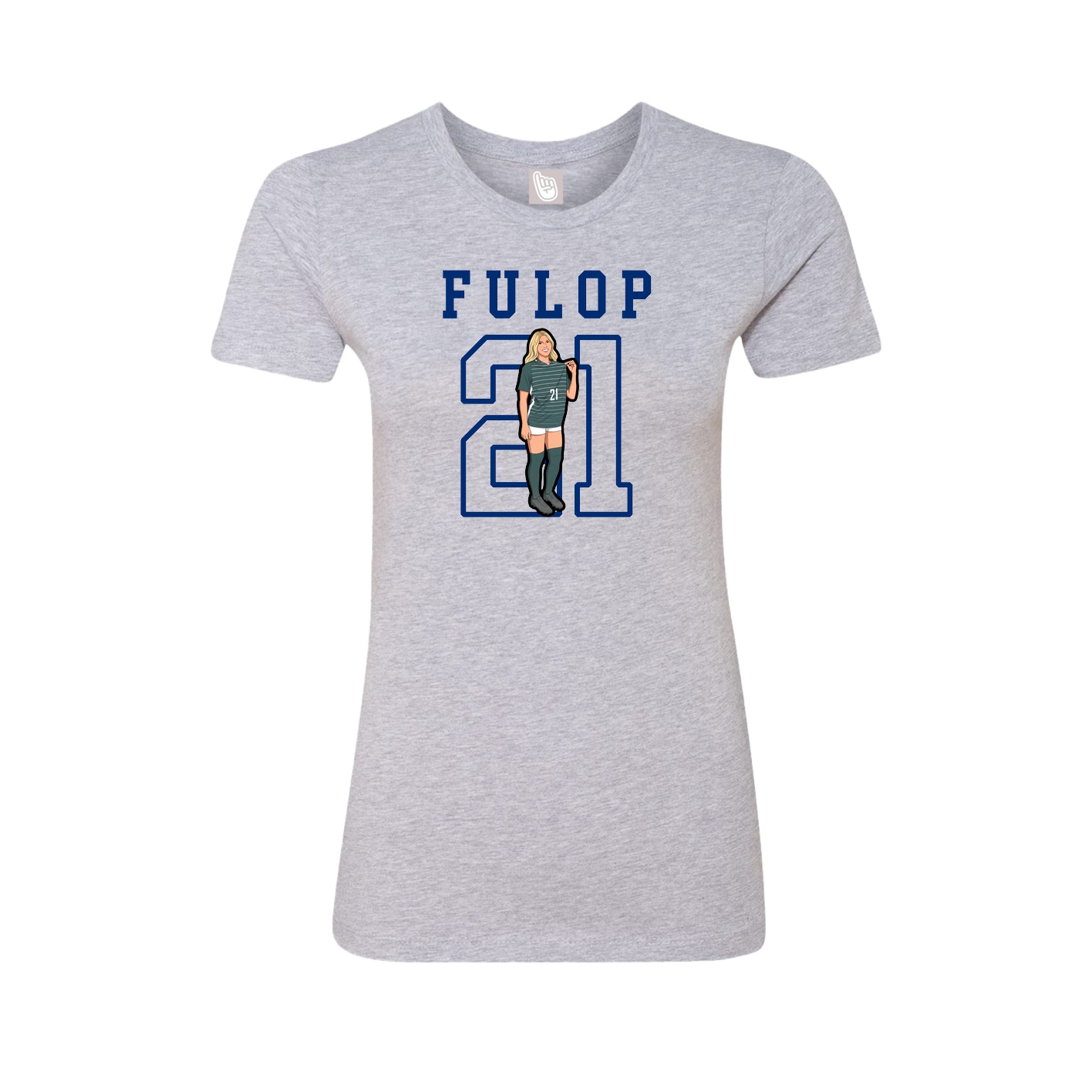 Fitted Women's Tee — Shirsey in Grey
