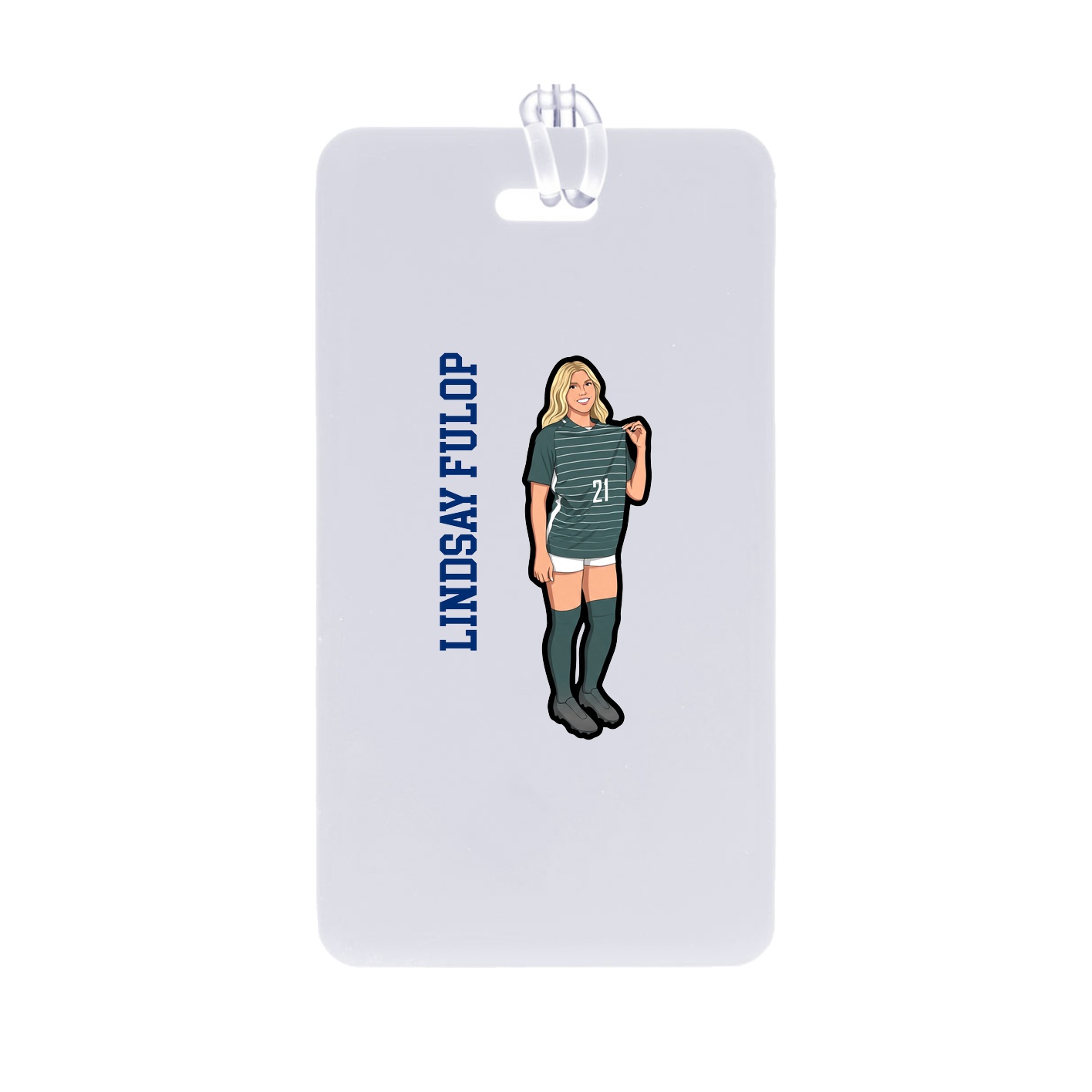 Bag Tag — Name Vertical in Classic