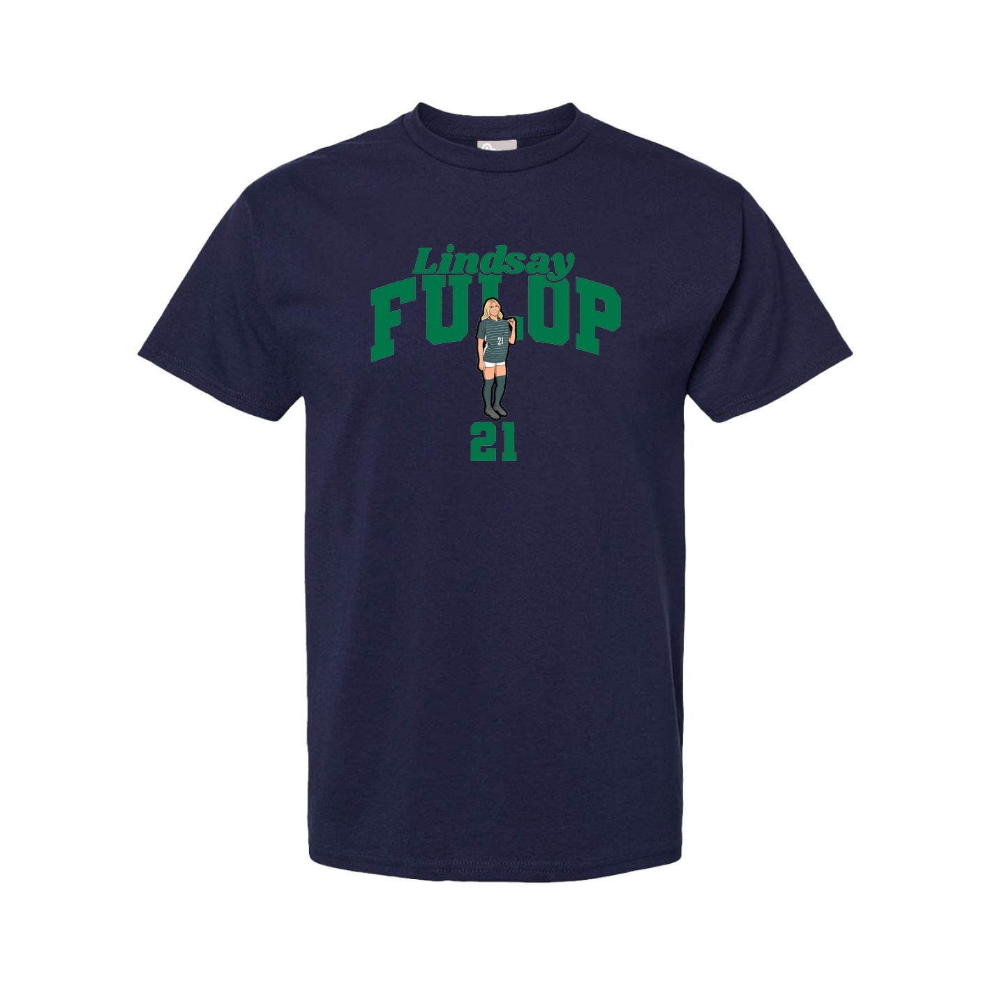 Tee — Signature Arch in Navy