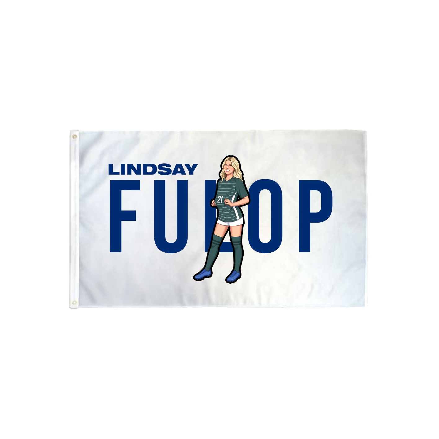 3x5 Flag — Player Name in Classic