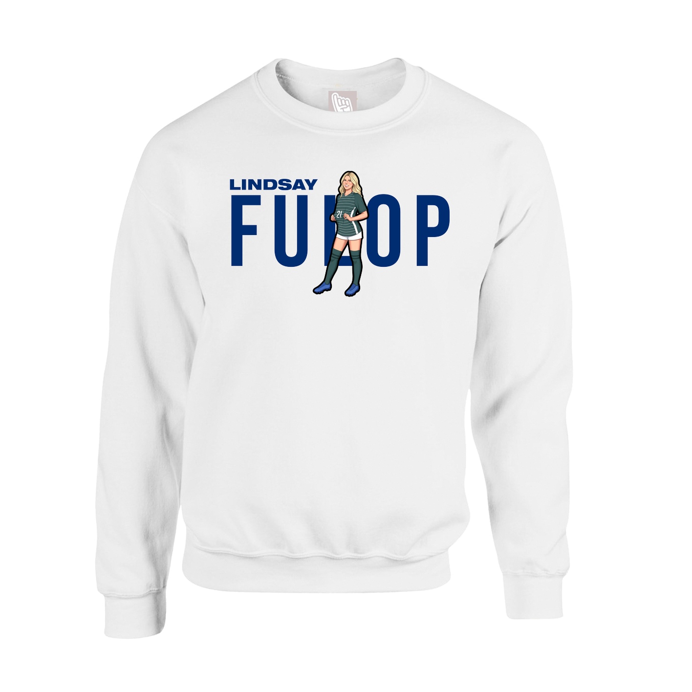 Fleece Crew — Player Name in White