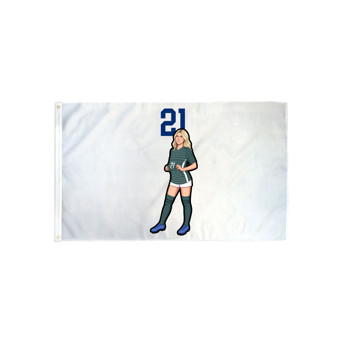 3x5 Flag — Number Top in Classic