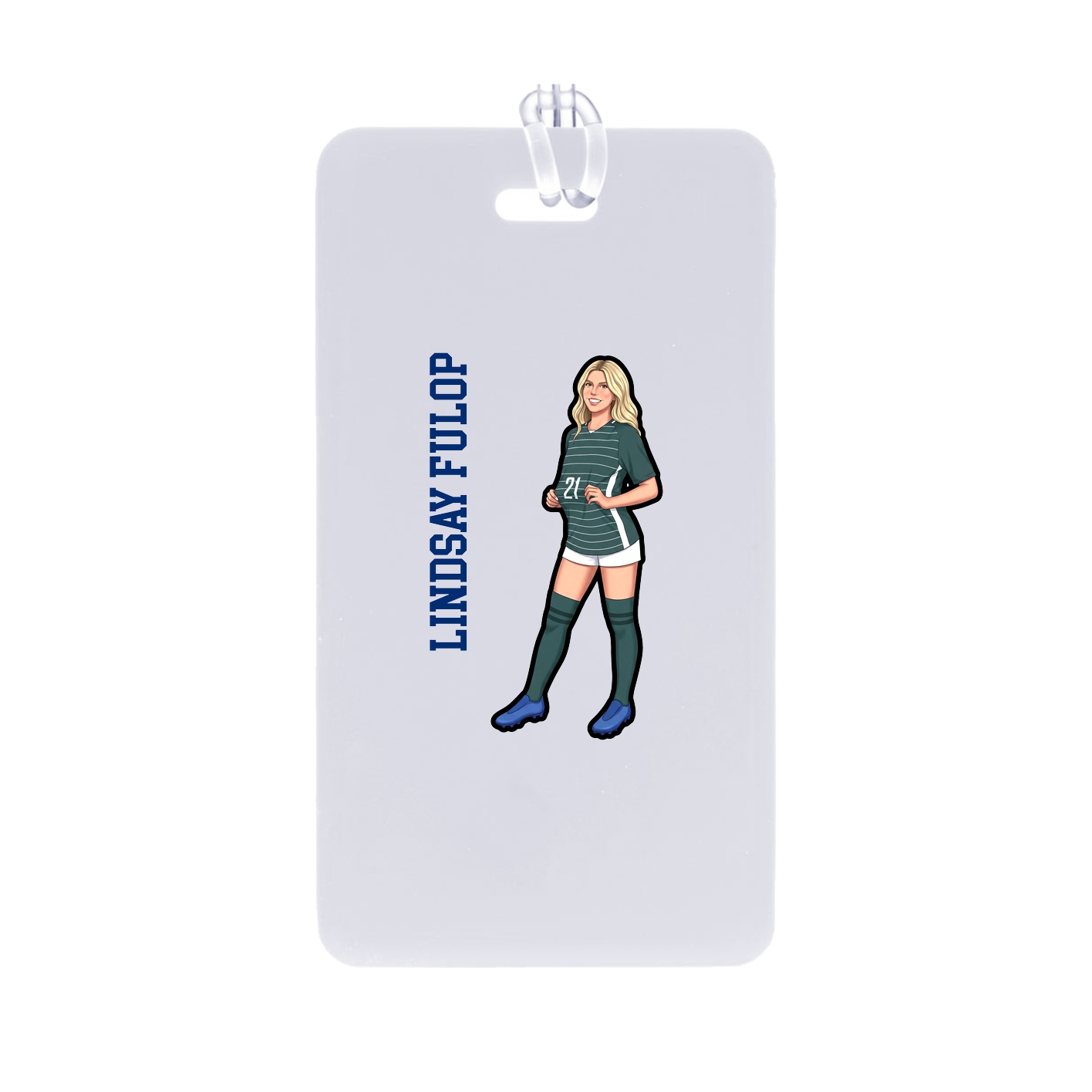 Bag Tag — Name Vertical in Classic