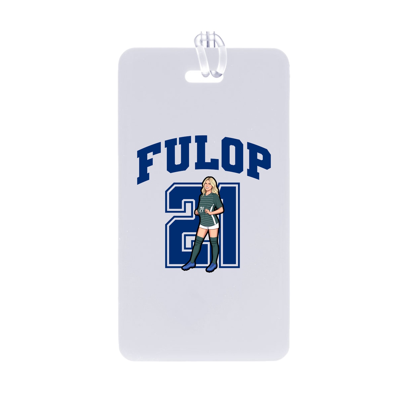 Bag Tag — Number in Classic