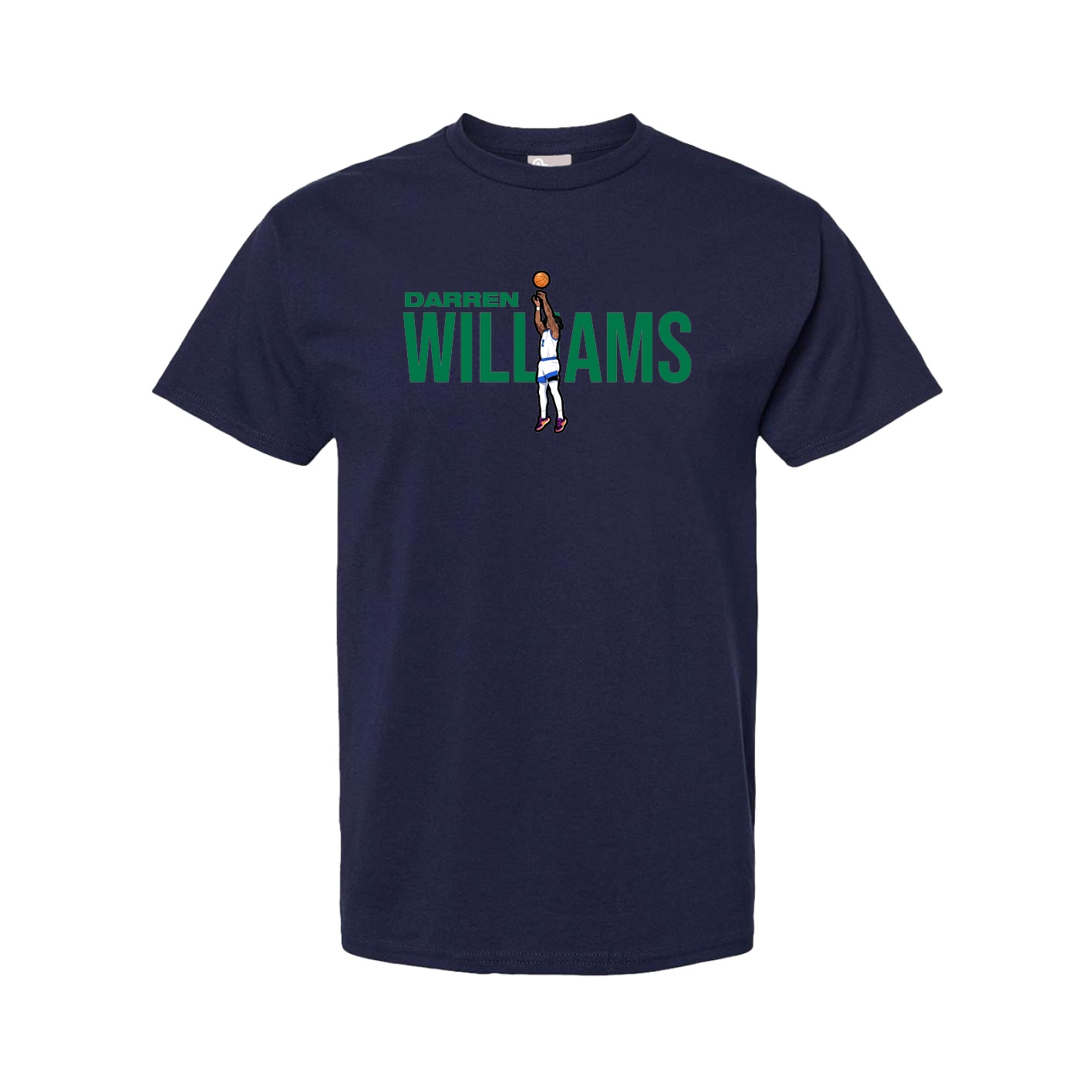 Youth Tee — Player Name in Navy