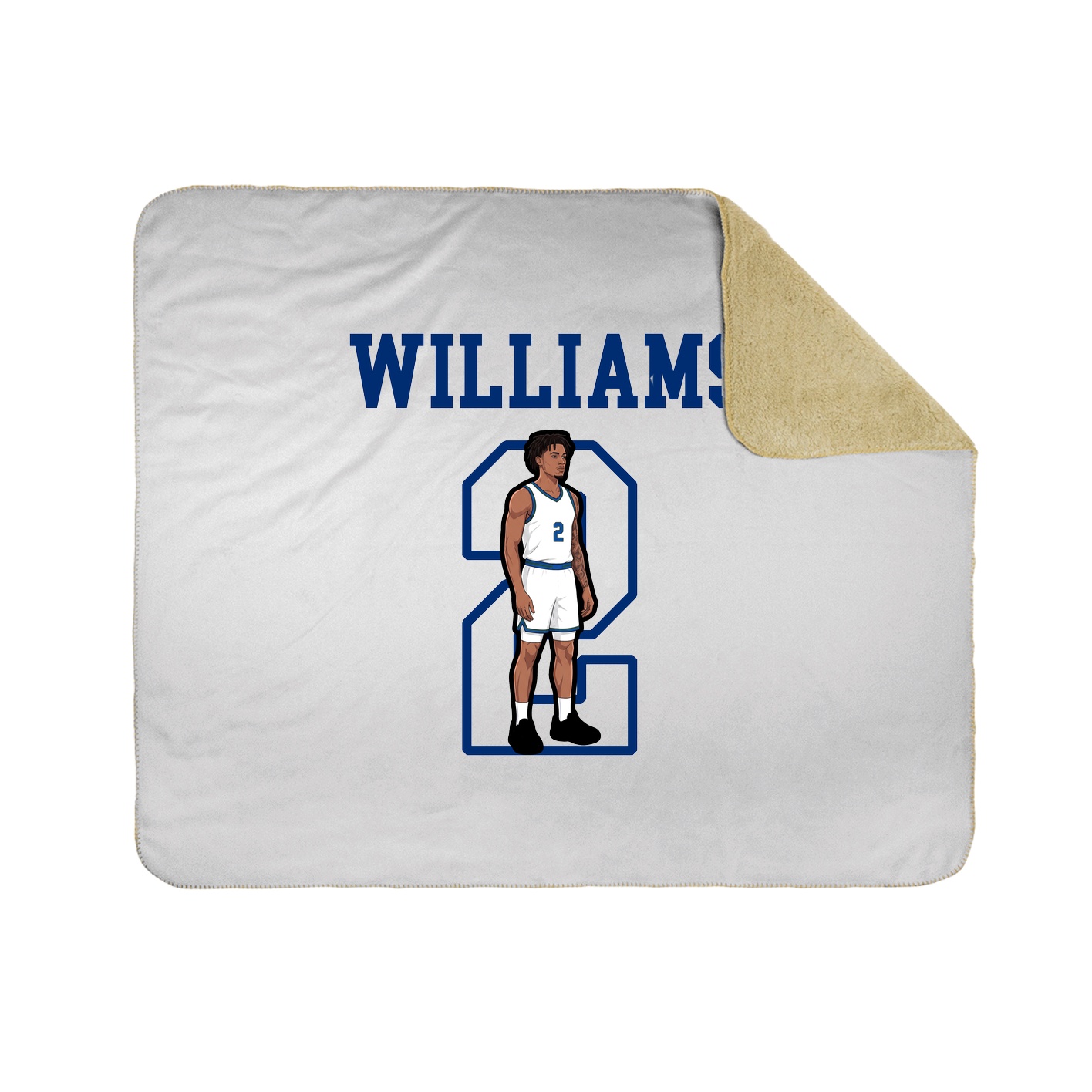 Throw Blanket — Shirsey in White
