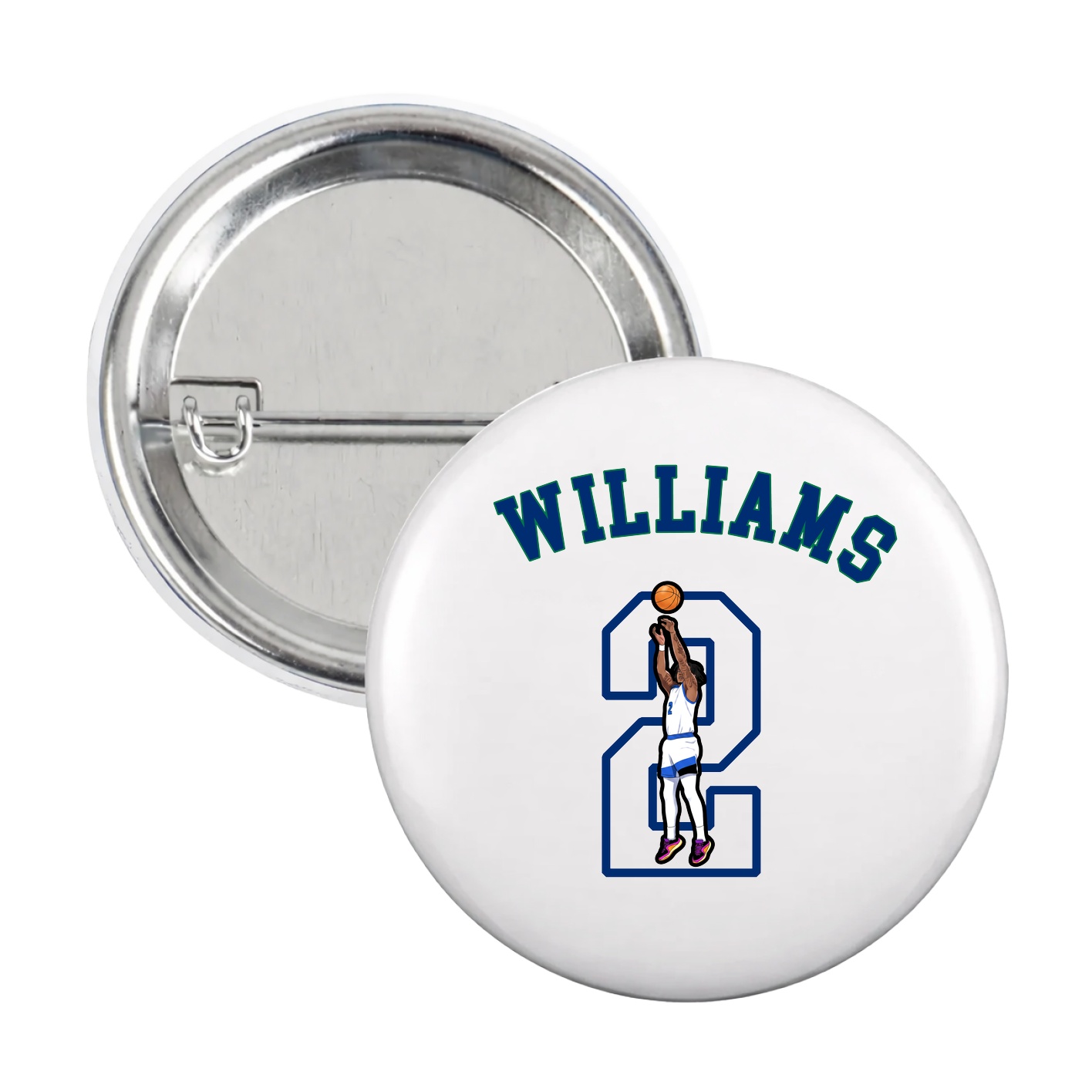 Game Day Button — Shirsey Arch in White
