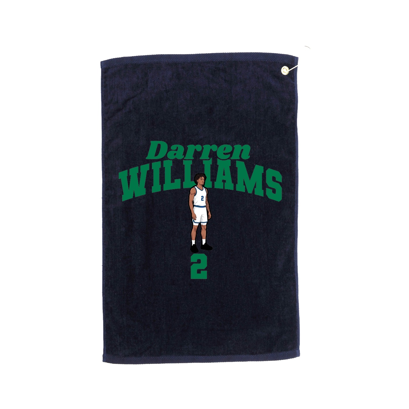 Golf Towel — Signature Arch in Navy