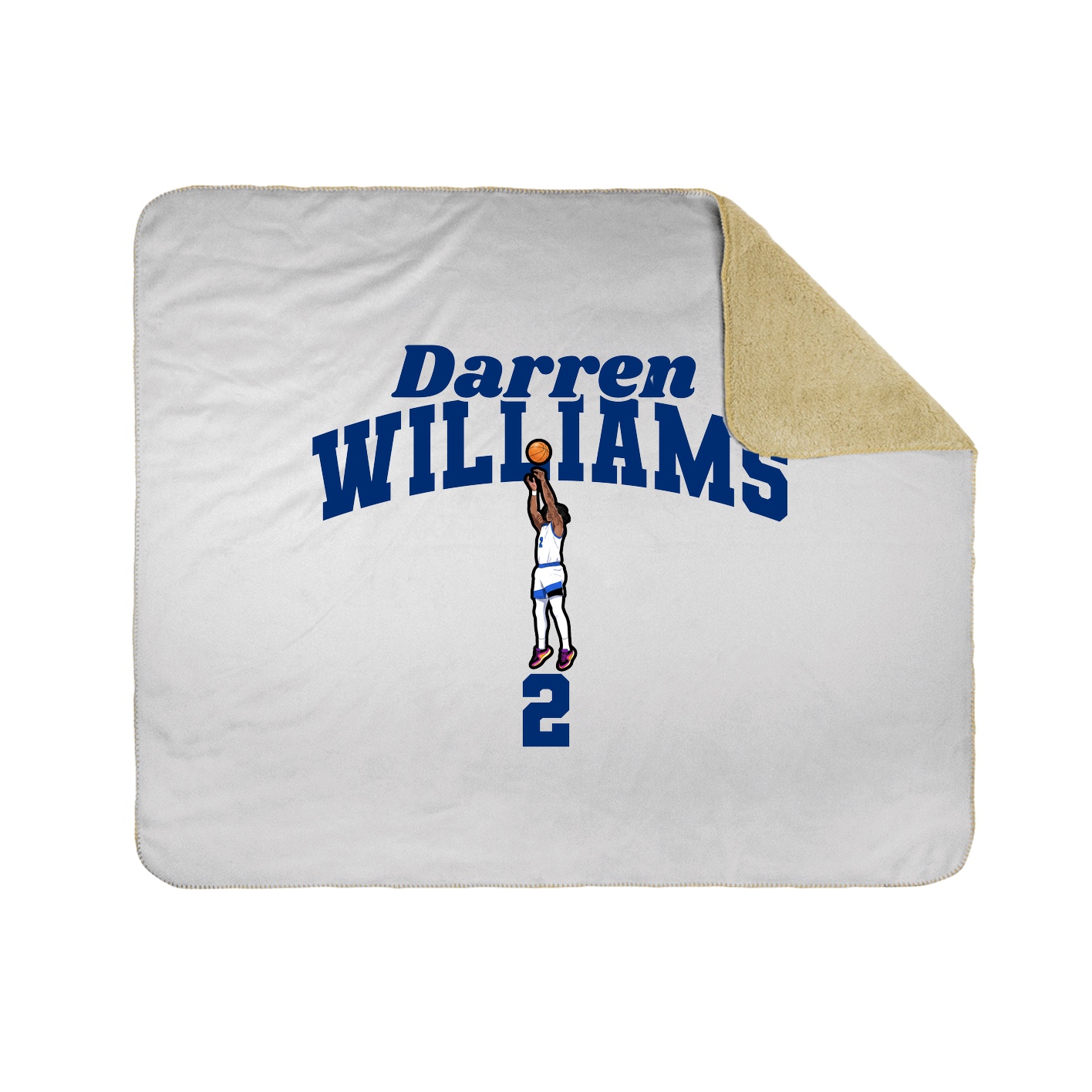 Throw Blanket — Signature Arch in White