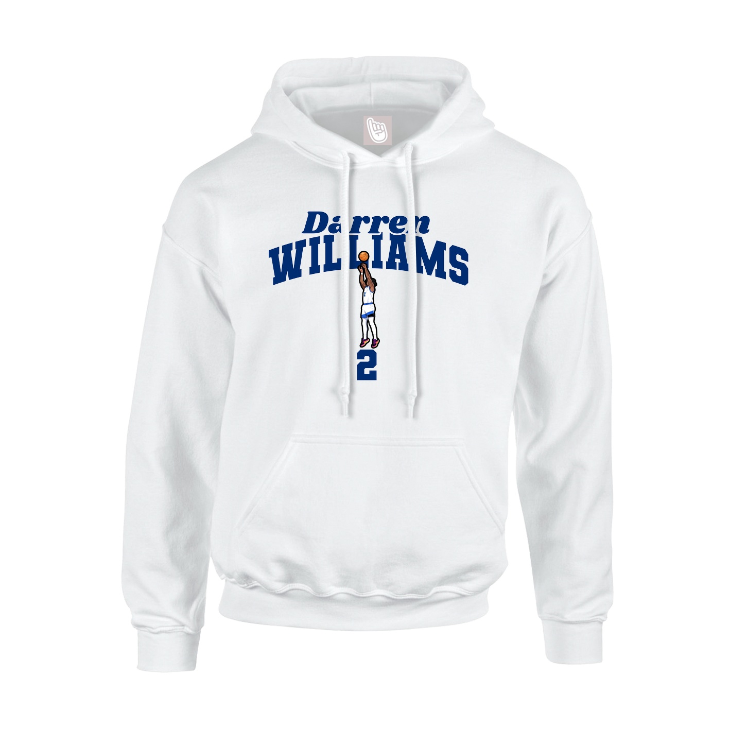 Hoodie — Signature Arch in White