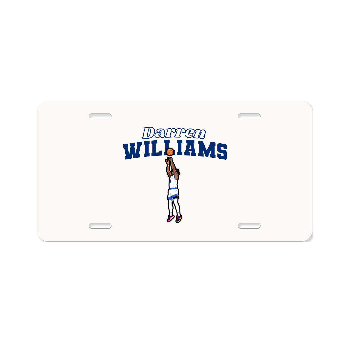 License Plate — Name Arch in Classic