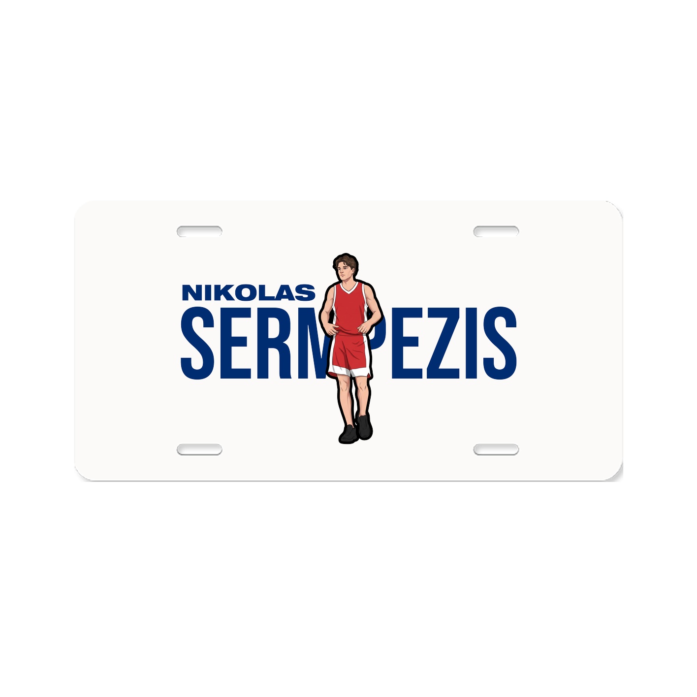 License Plate — Player Name in Classic