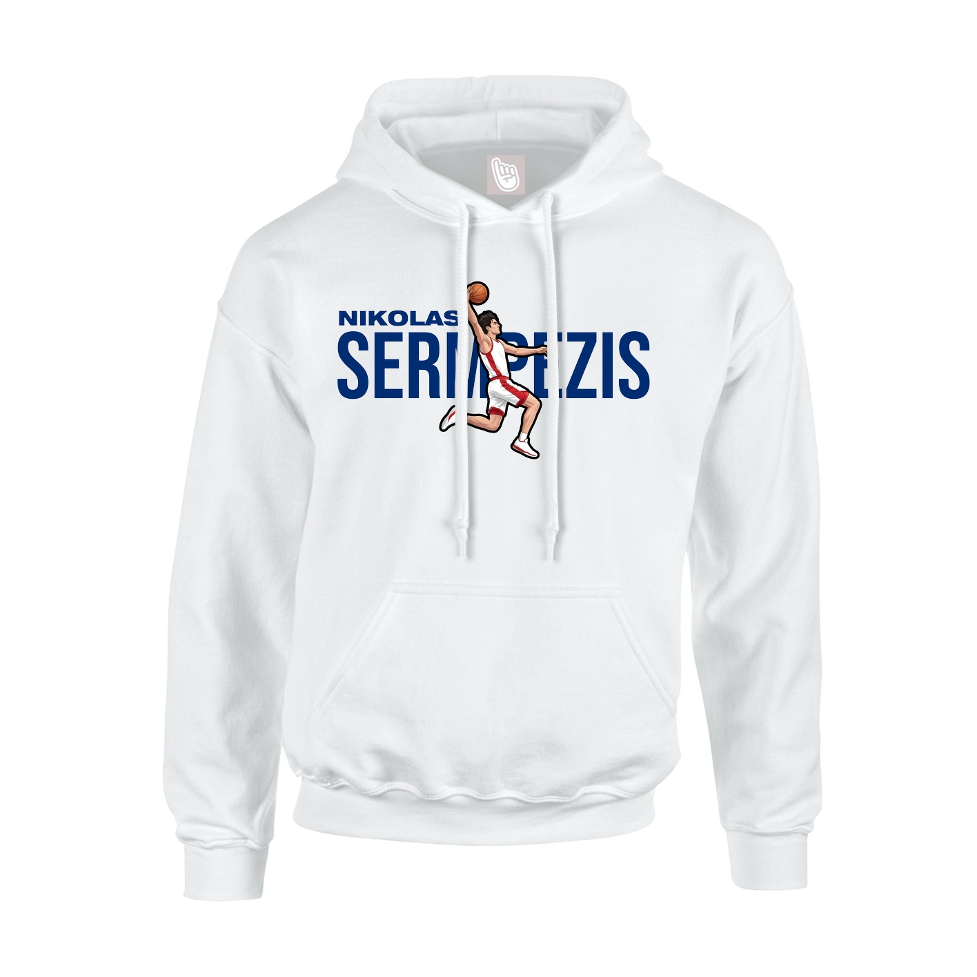 Youth Hoodie — Player Name in White