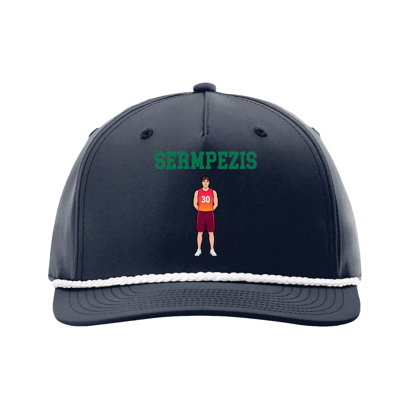 Five-Panel Classic Rope Cap — Shirsey in Navy