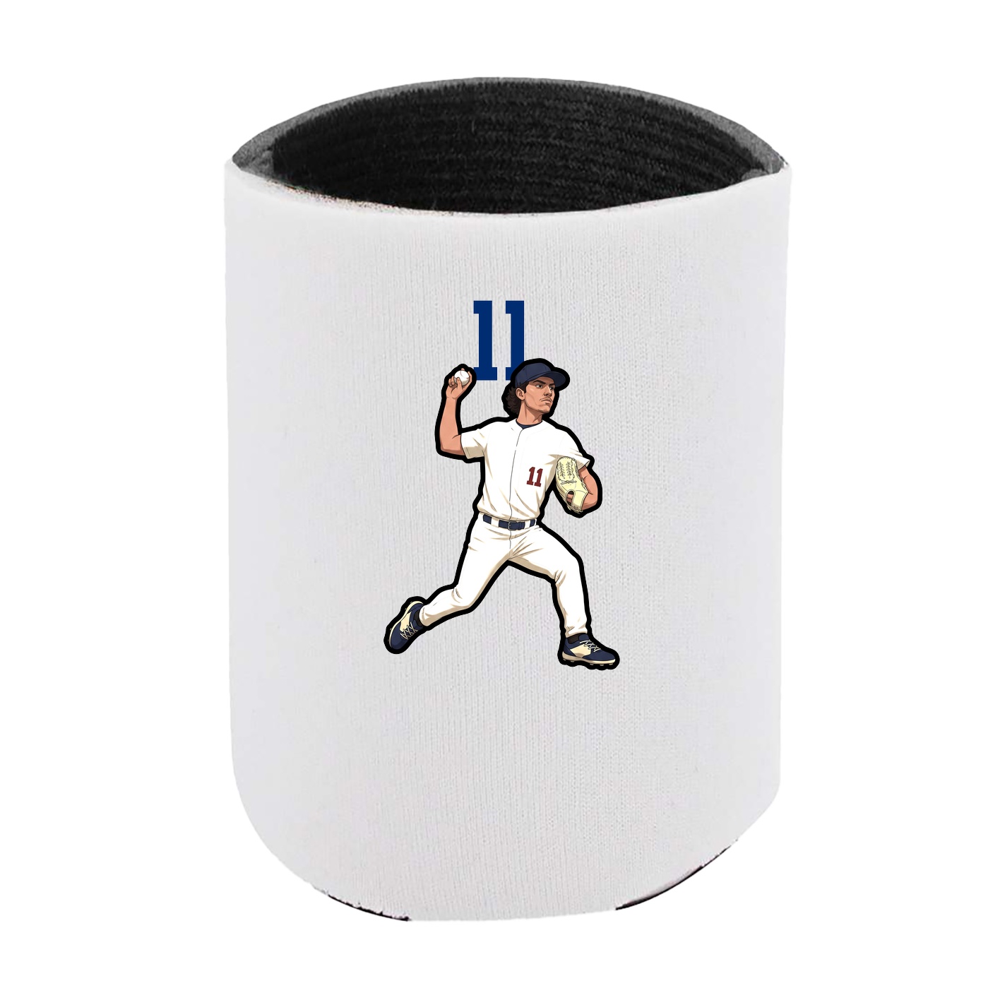 Can Holder — Number Top in White