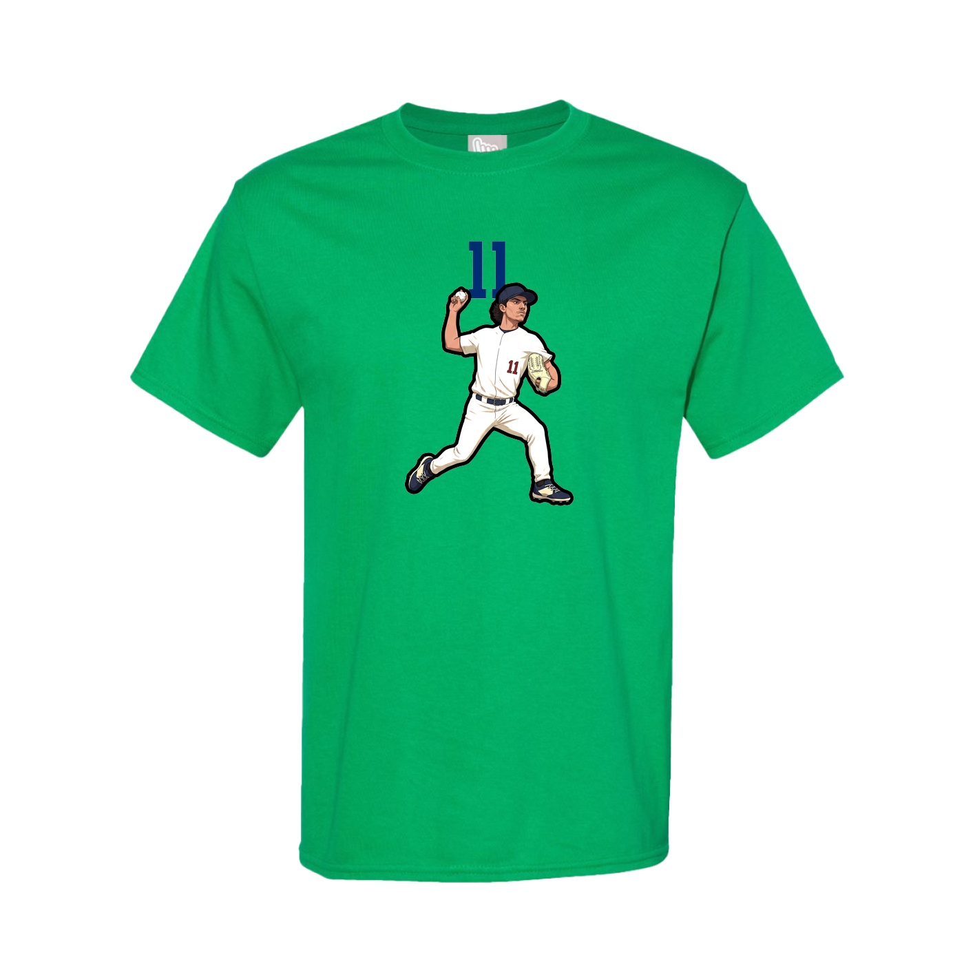 Tee — Number Top in Green