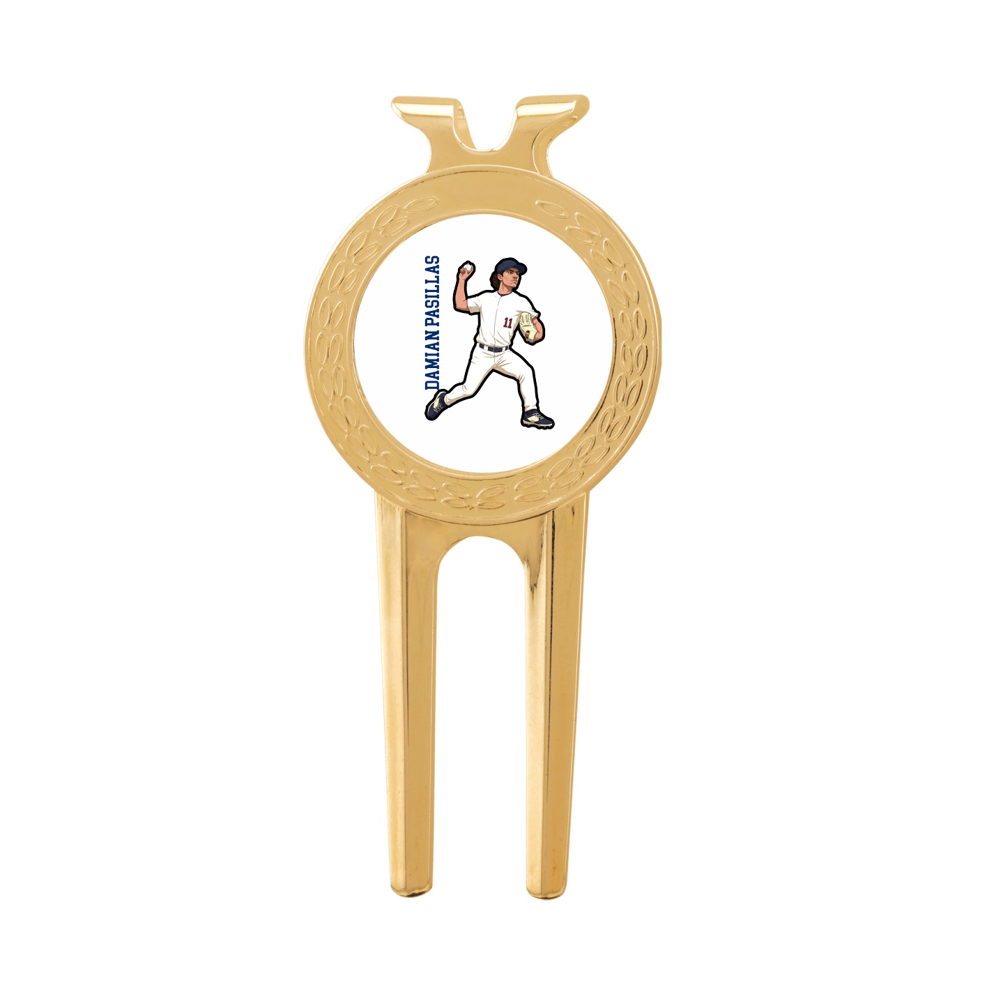Divot Tool with Ball Marker — Name Vertical in Classic