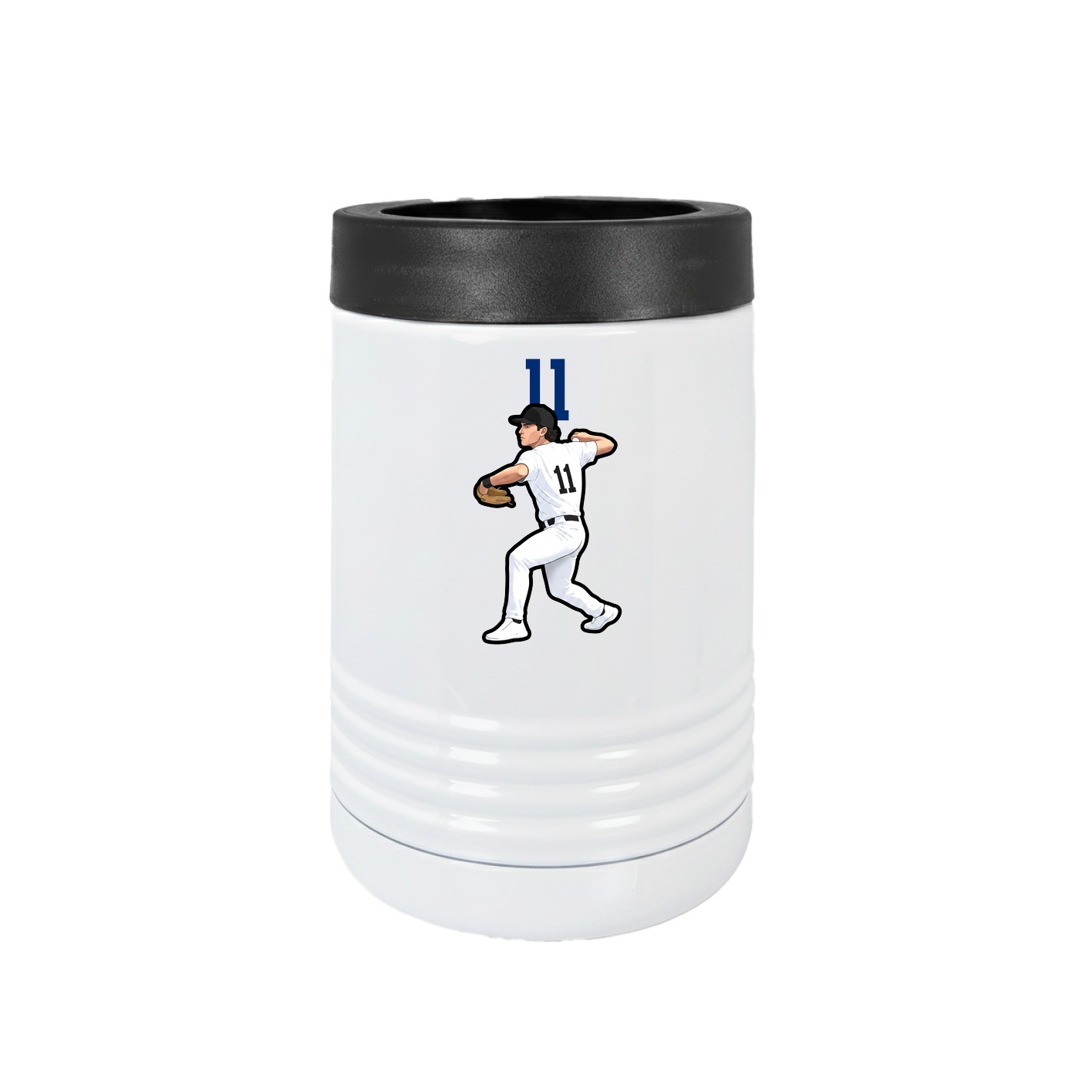 Beverage Holder — Number Top in White