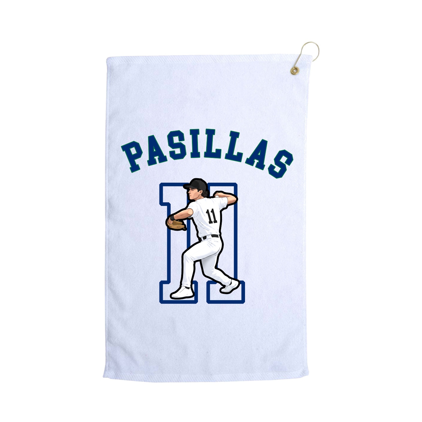 Golf Towel — Shirsey Arch in White