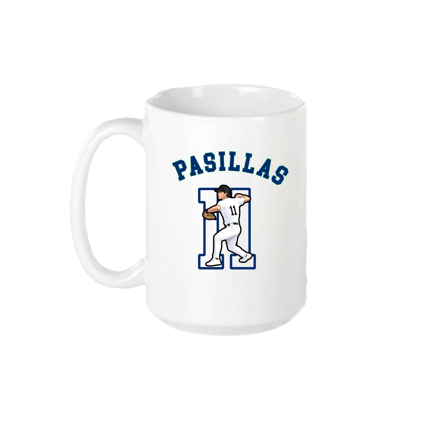 15oz Coffee Mug — Shirsey Arch in White