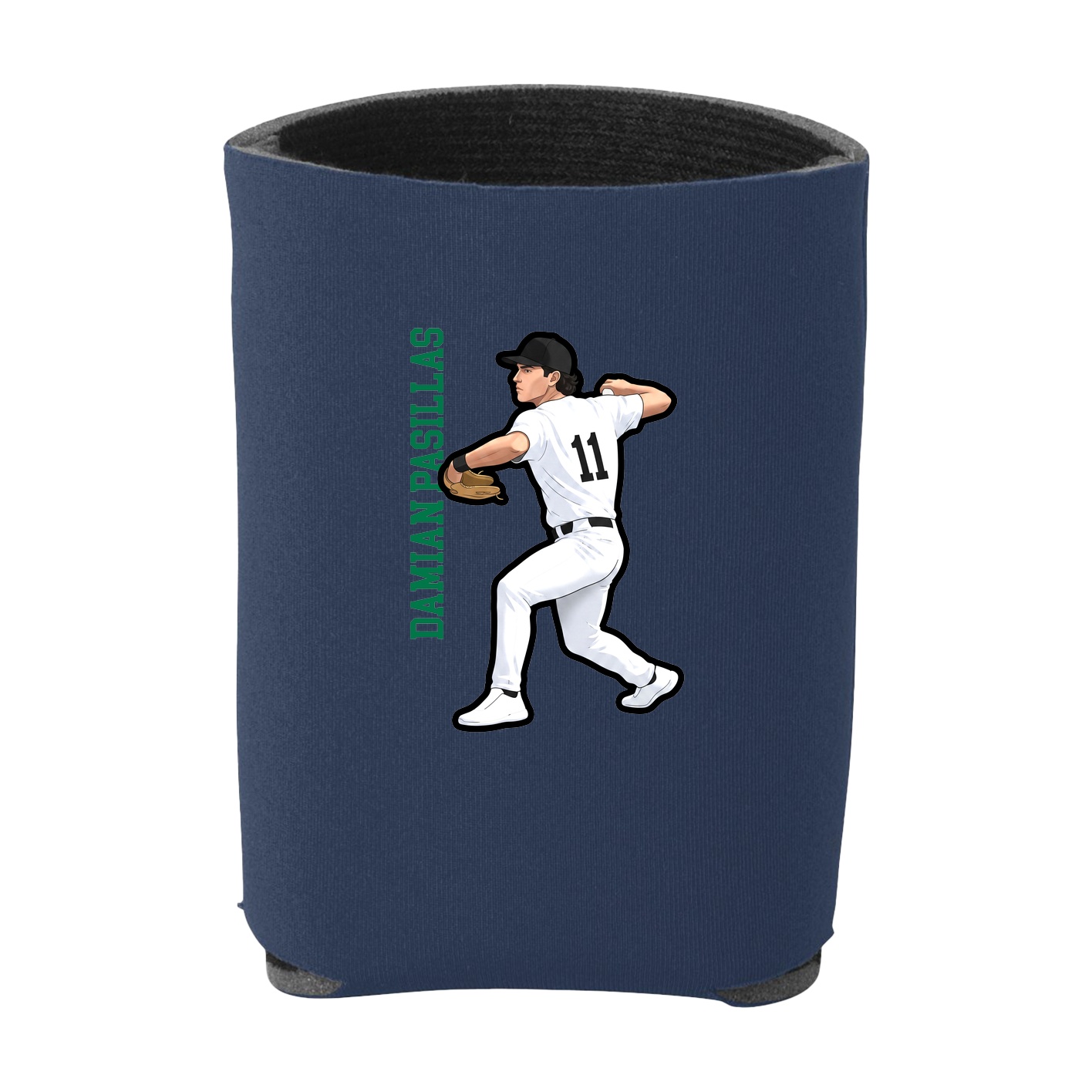 Can Holder — Name Vertical in Navy